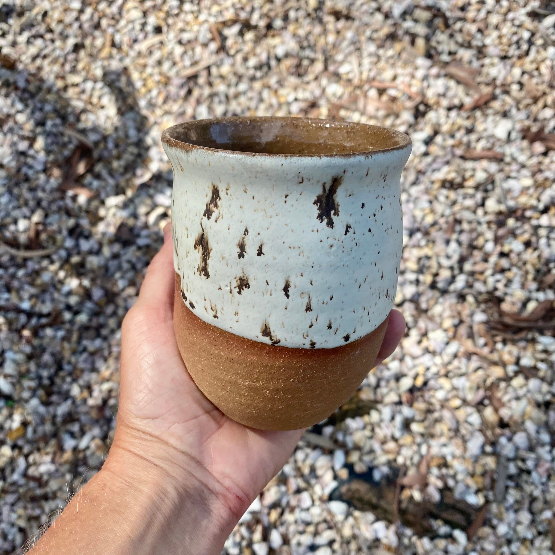 Travel Cup: Baked Earth | Wheel Thrown Ceramic Cup