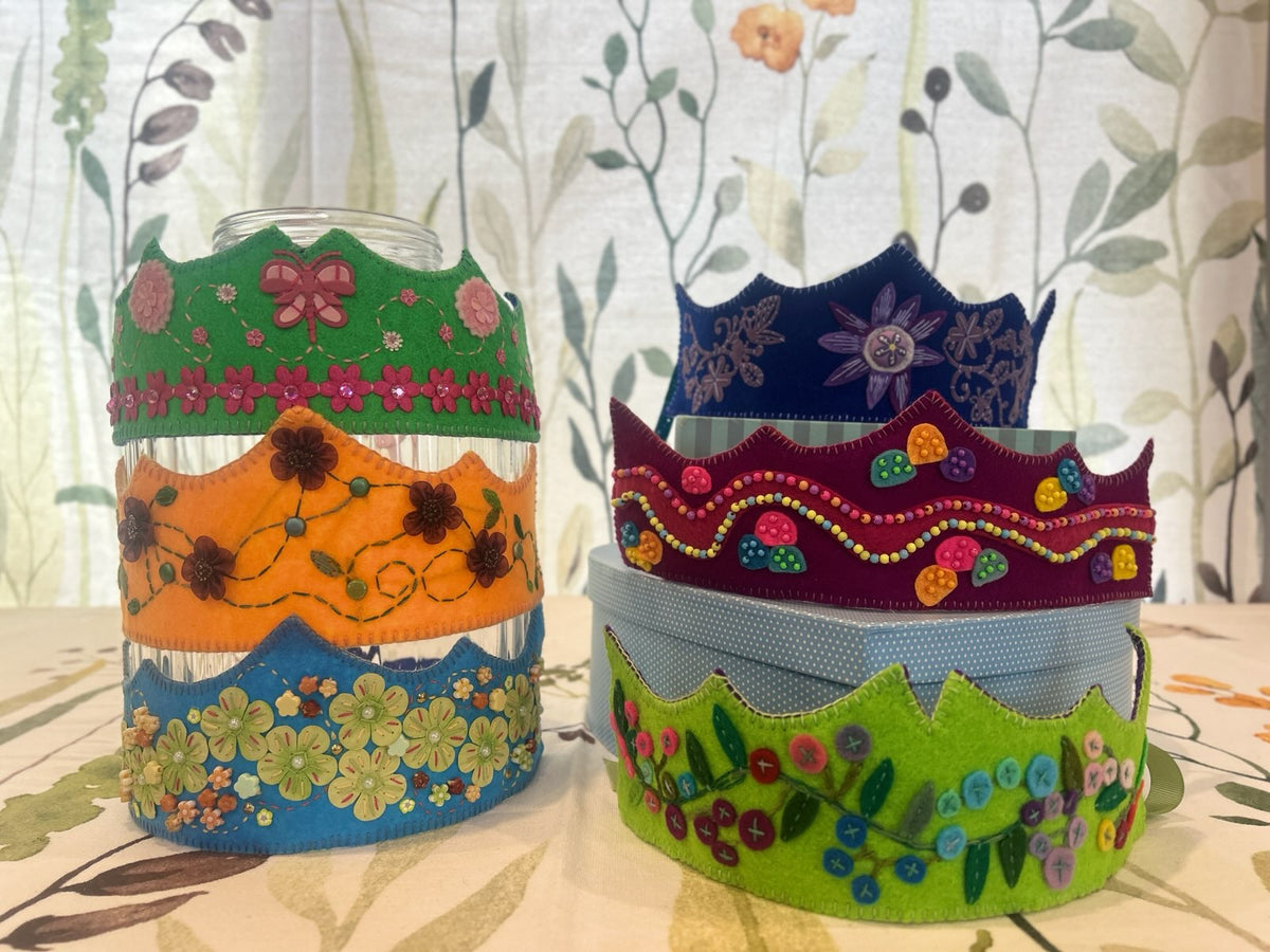 Children’s Felt Crowns for Any Occasion Selection E