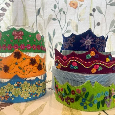 Children’s Felt Crowns for Any Occasion Selection E
