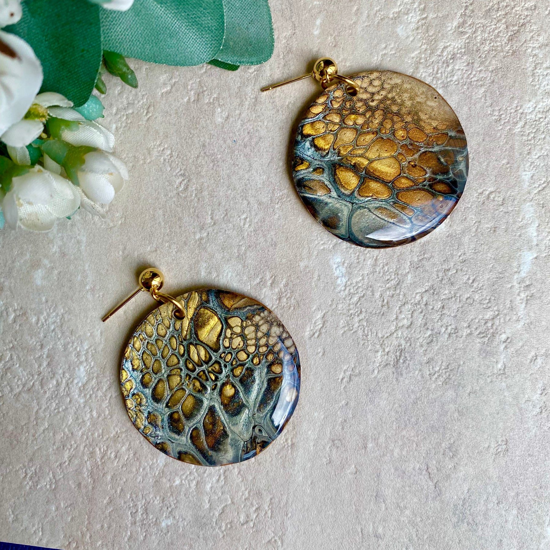 Cafe Latte Collection Dangle Earrings