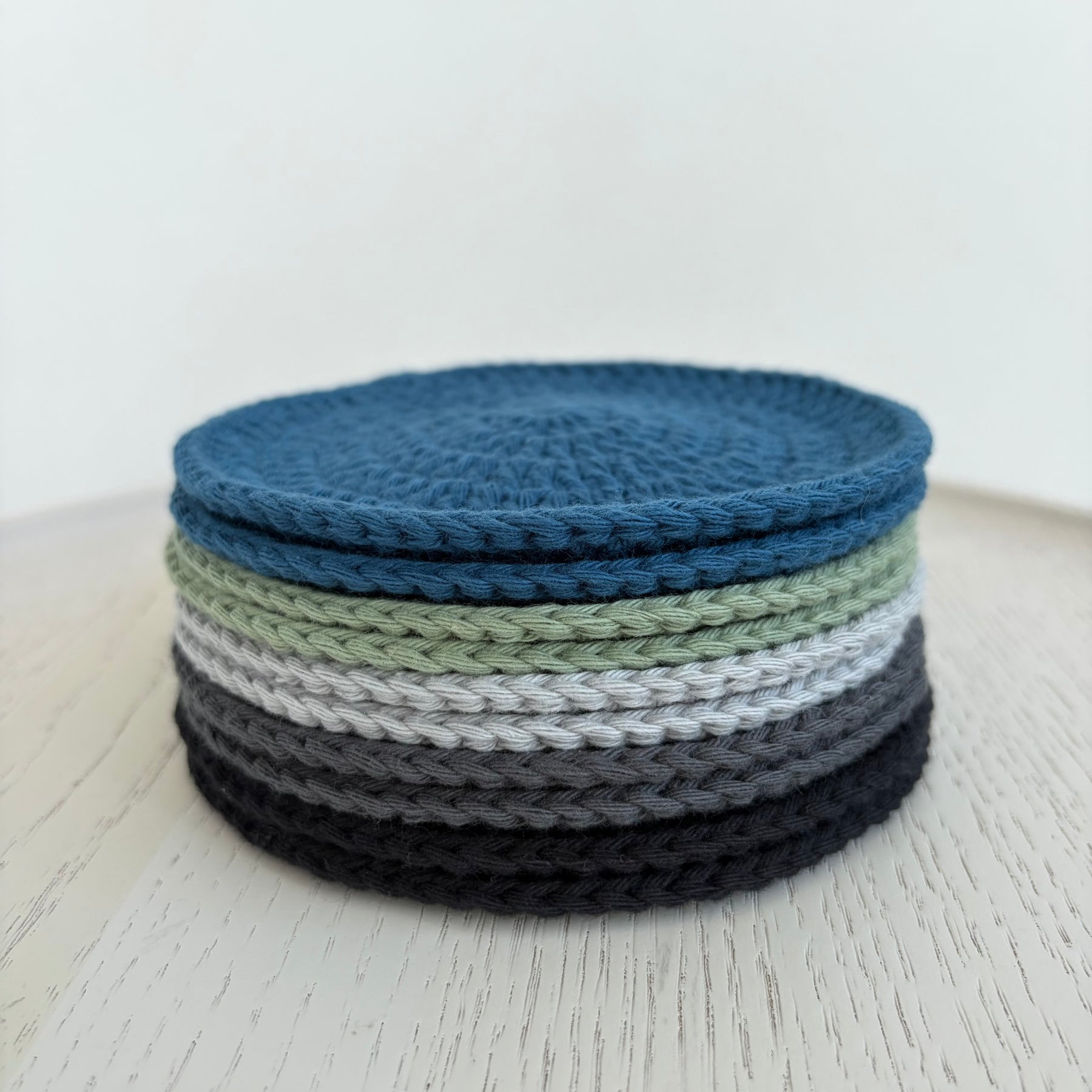 Round Crochet Coasters