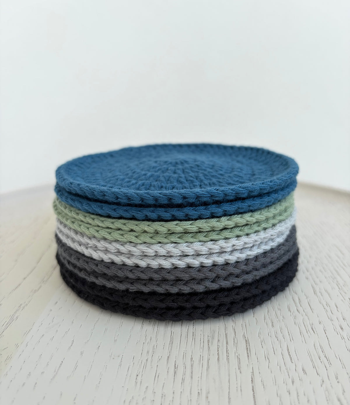 Round Crochet Coasters