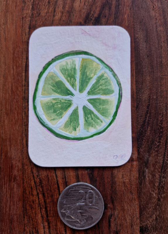 May ACEO Art Drop: Lemon lime and bitters