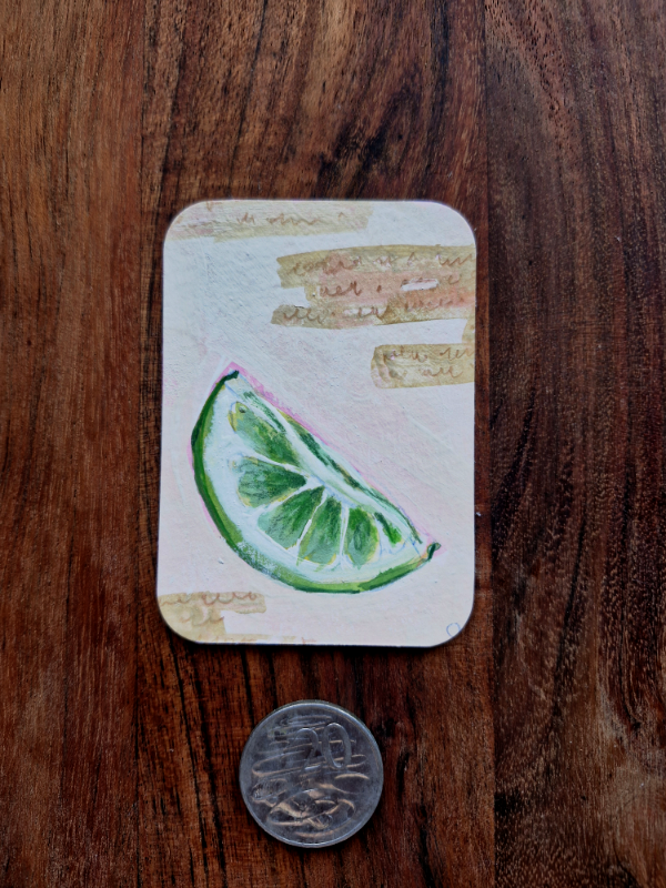 May ACEO Art Drop: Lemon lime and bitters