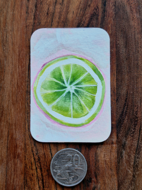 May ACEO Art Drop: Lemon lime and bitters