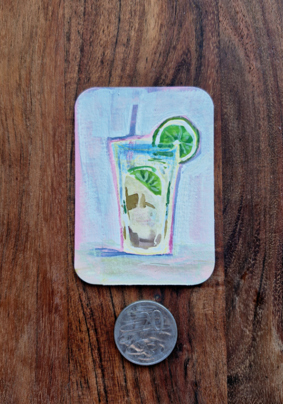 May ACEO Art Drop: Lemon lime and bitters