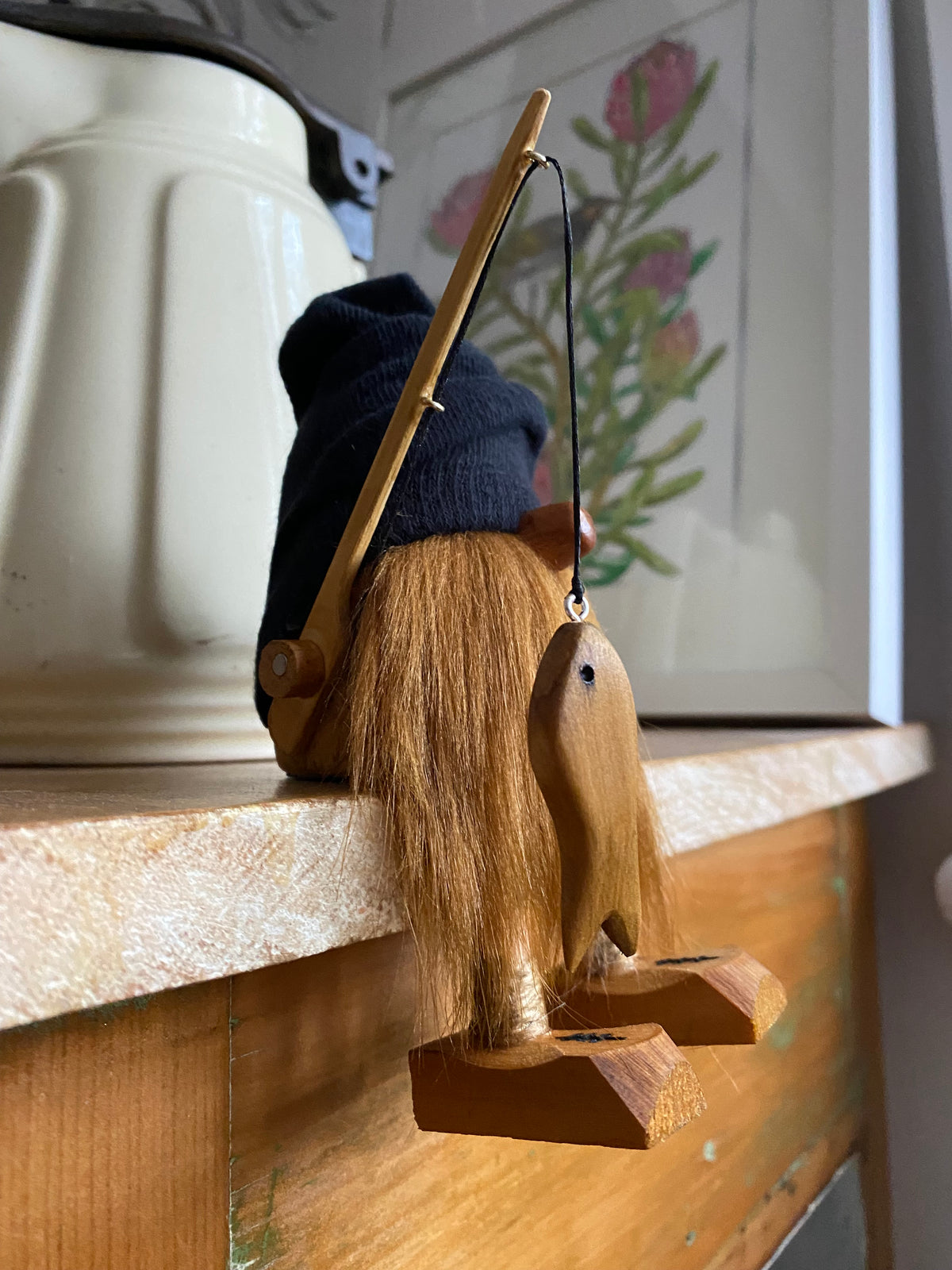 Handmade Timber Fisherman