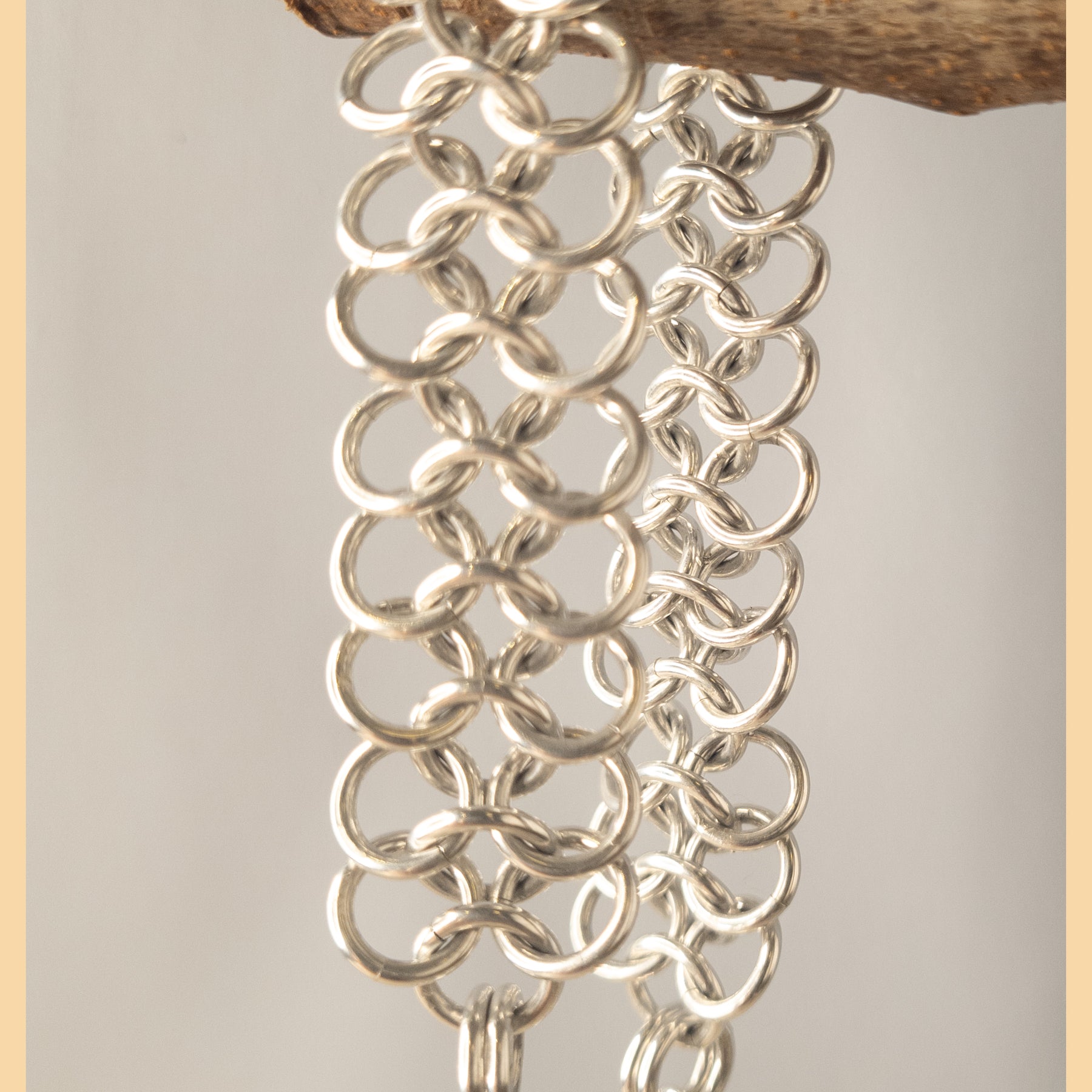 Chainmaille European 4 in 1 Weave Bracelet