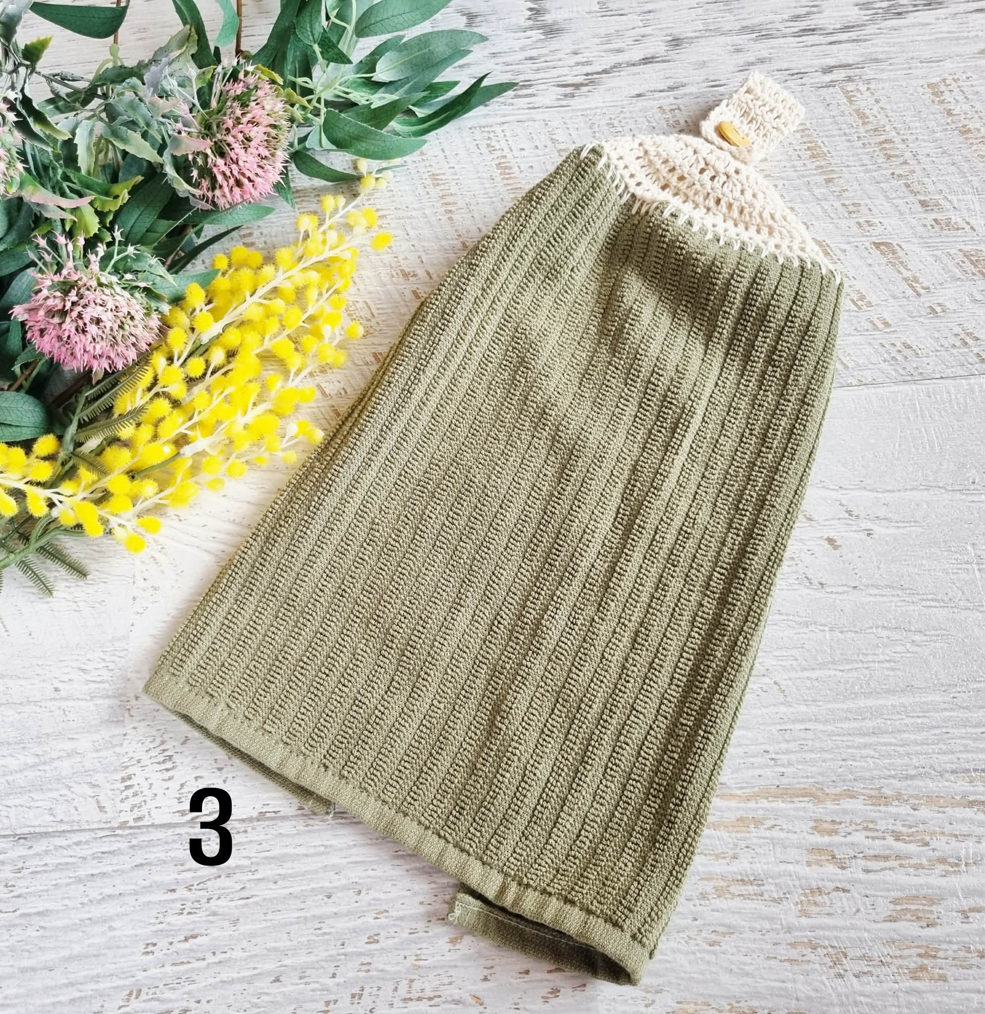 Kitchen Hand Towel | Hanging | Cotton | SINGLE LAYER | 9 Styles - 1-9