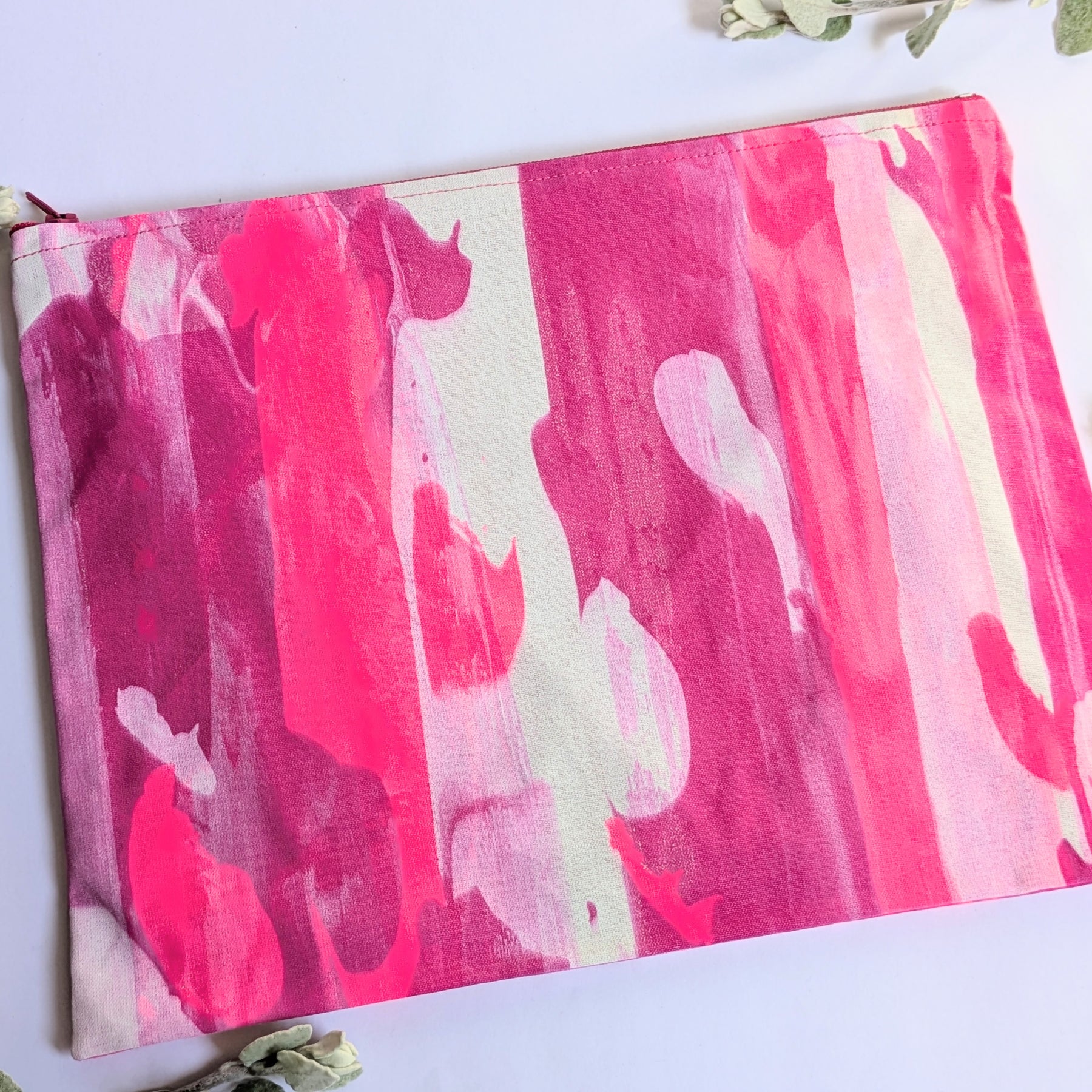 Hand Printed Fabric Pouches