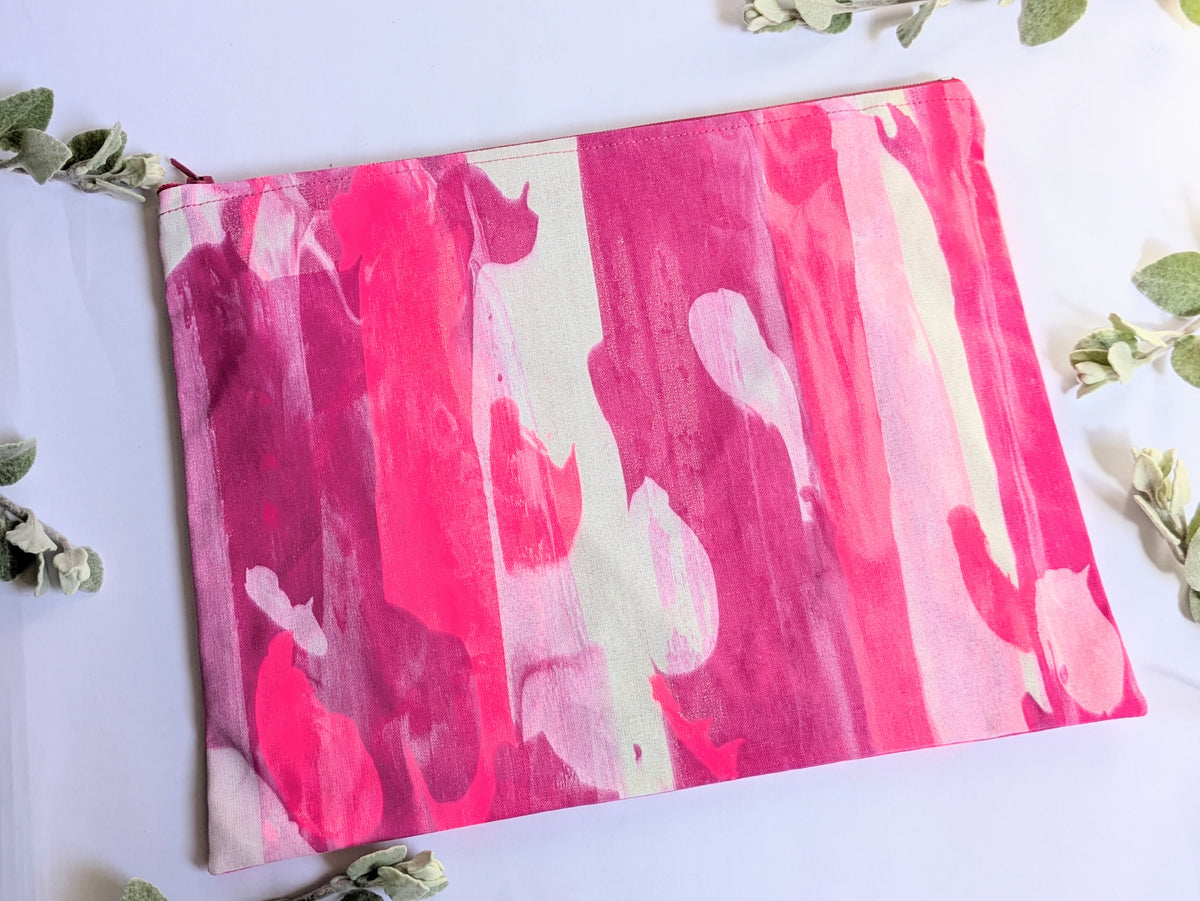 Hand Printed Fabric Pouches