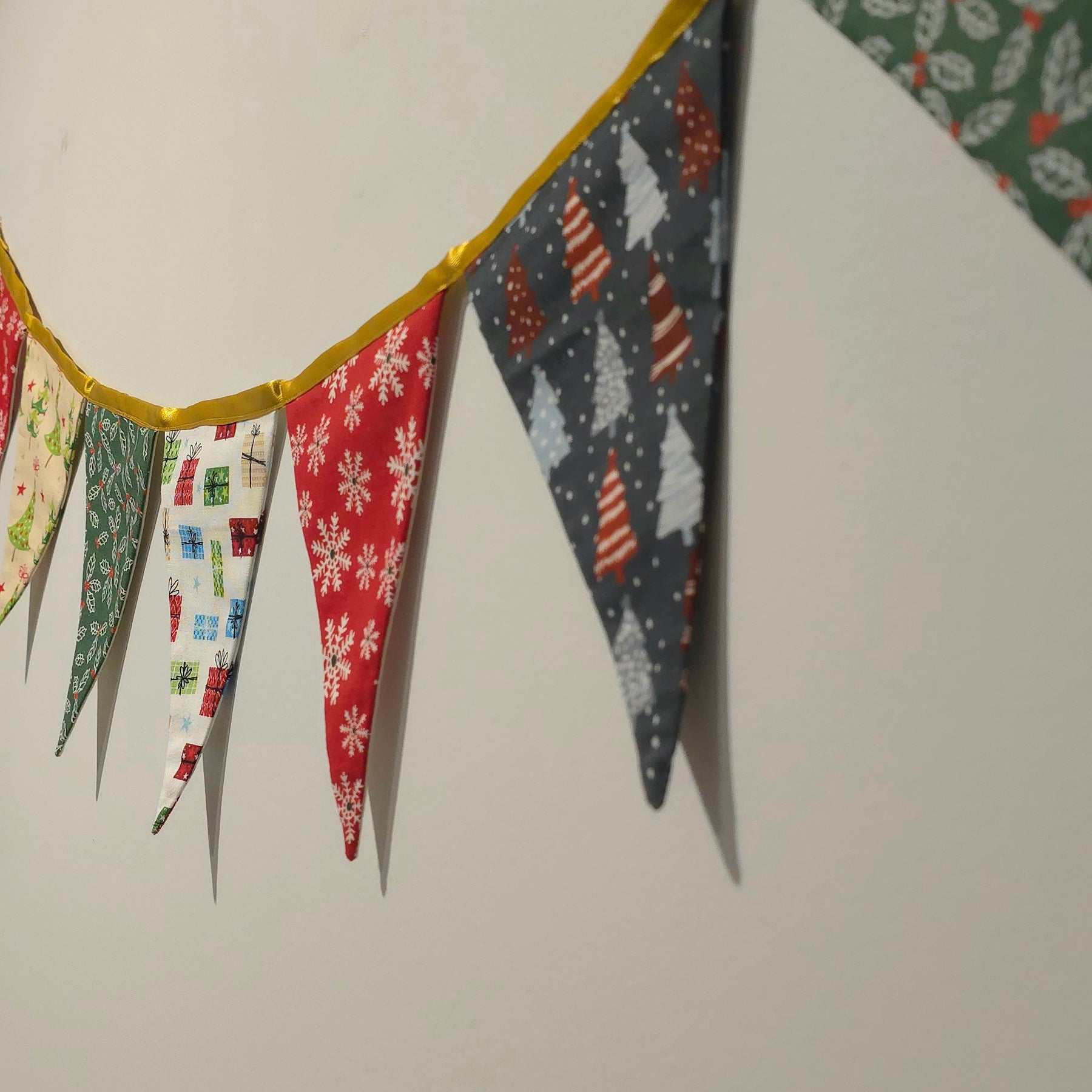 Unique Christmas Bunting: Handmade Holiday Keepsake