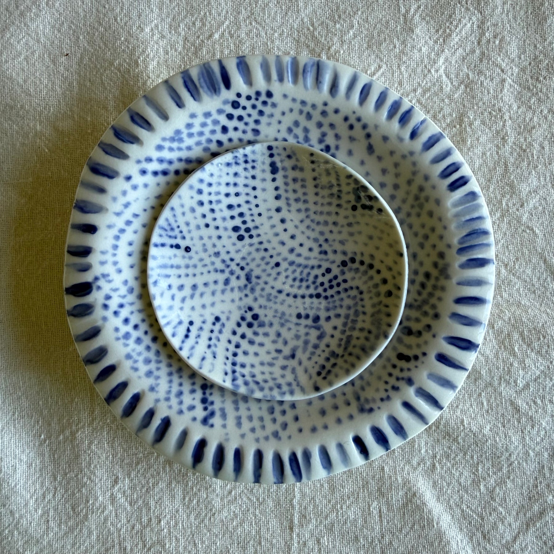 Indigo Stories | Handpainted Porcelain Tasting Dishes