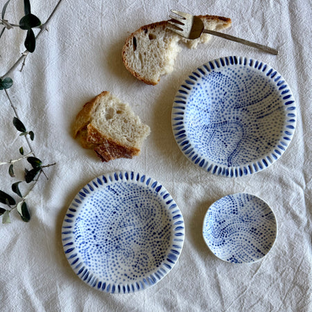 Indigo Stories | Handpainted Porcelain Tasting Dishes