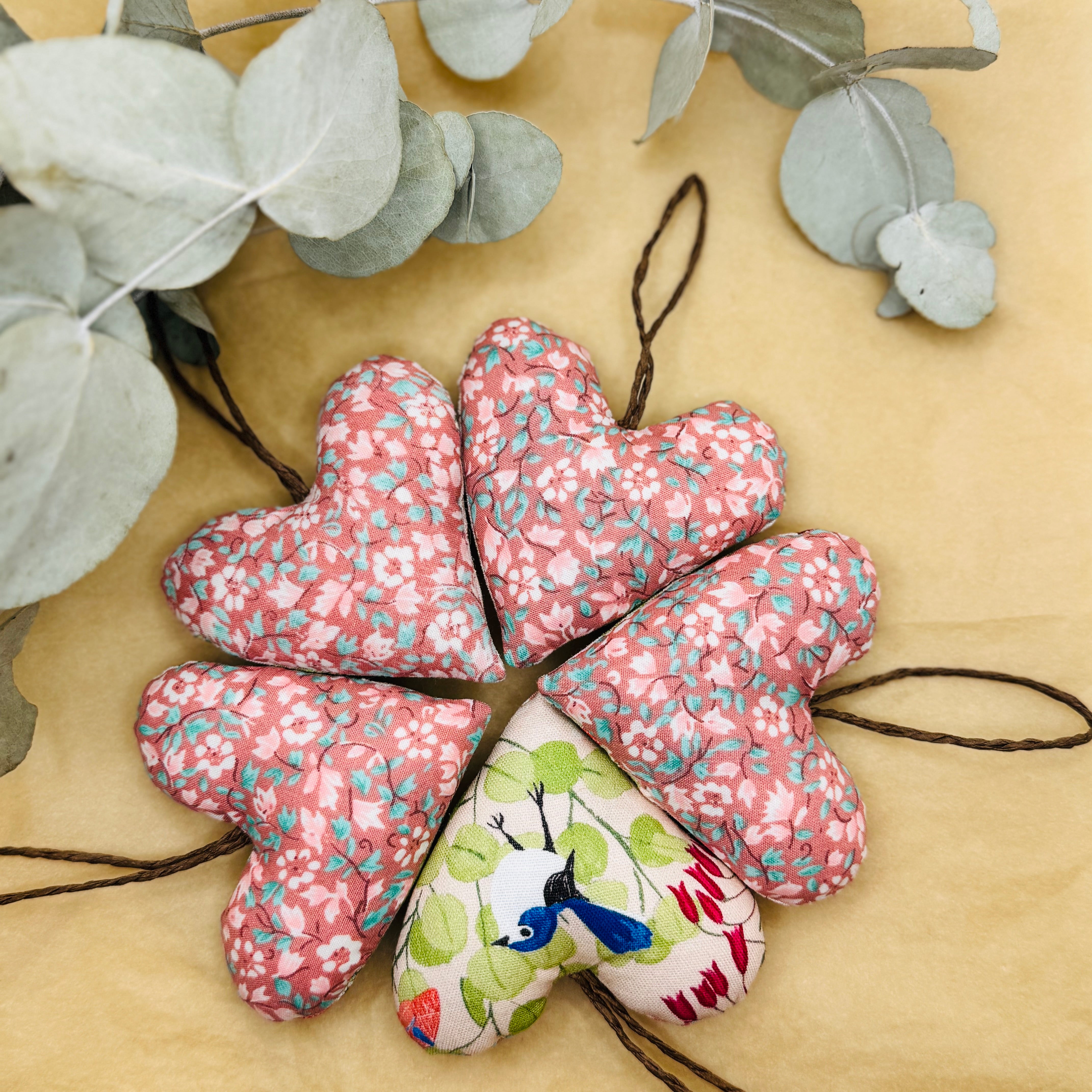 Handmade Superb Fairy Wren Hearts