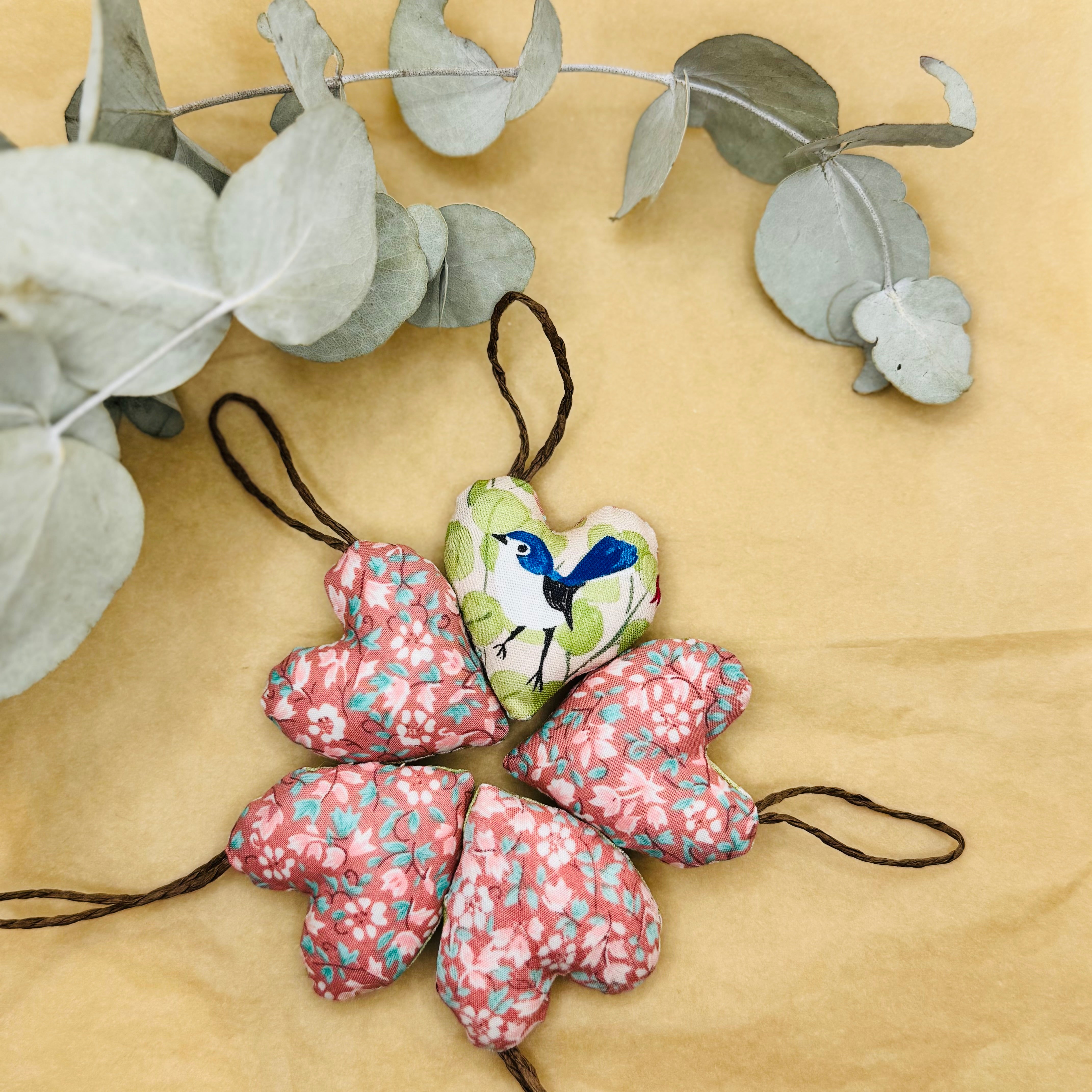 Handmade Superb Fairy Wren Hearts