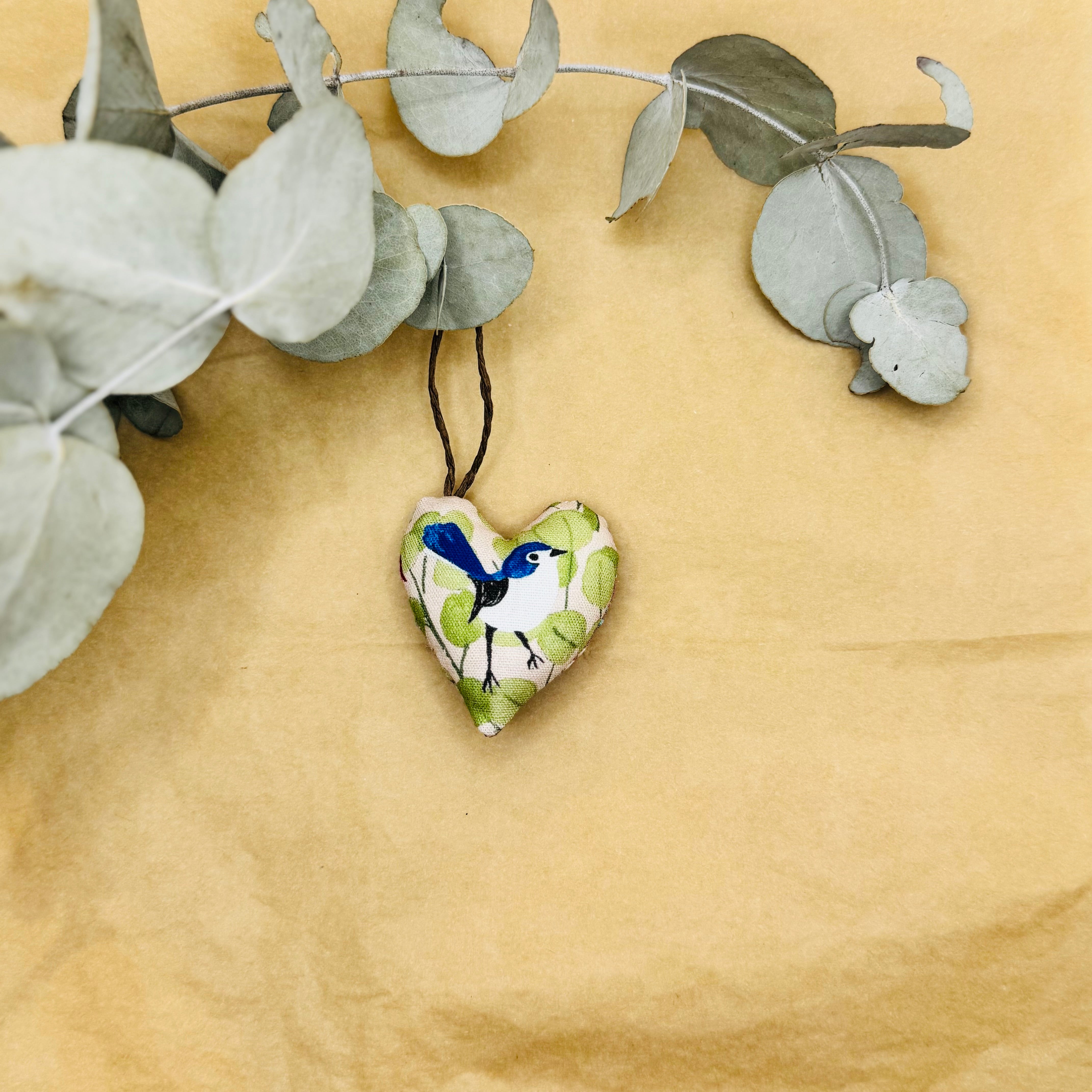 Handmade Superb Fairy Wren Hearts