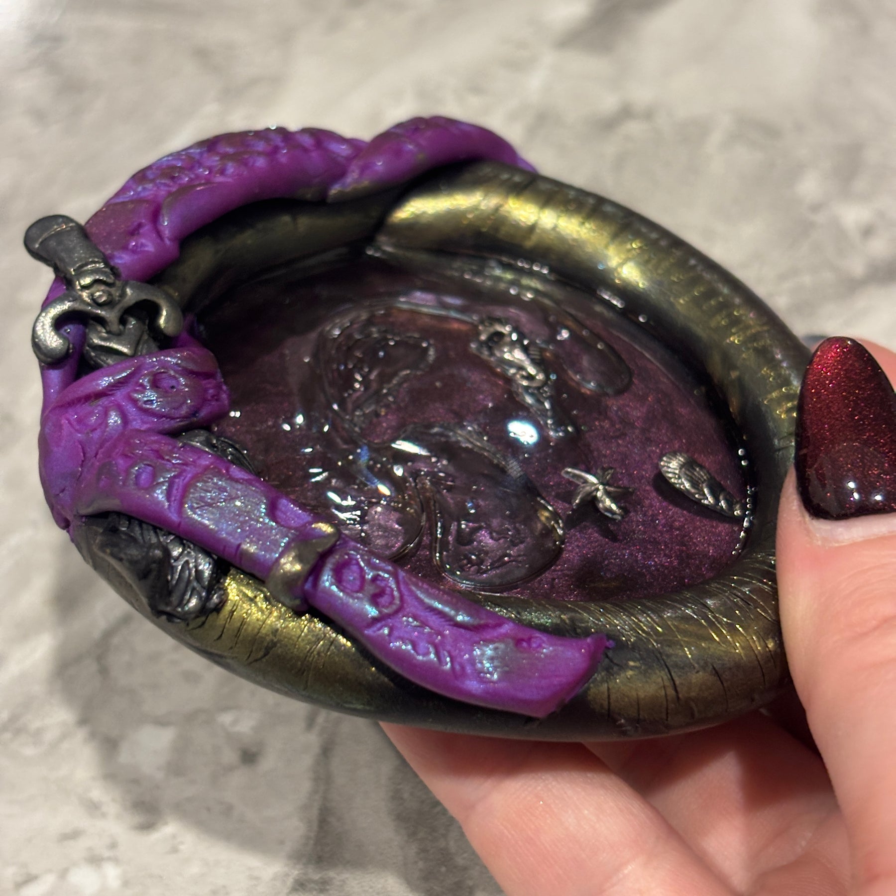 The Keeper of Lost Treasures | One-of-a-Kind Sculpted Trinket Dish