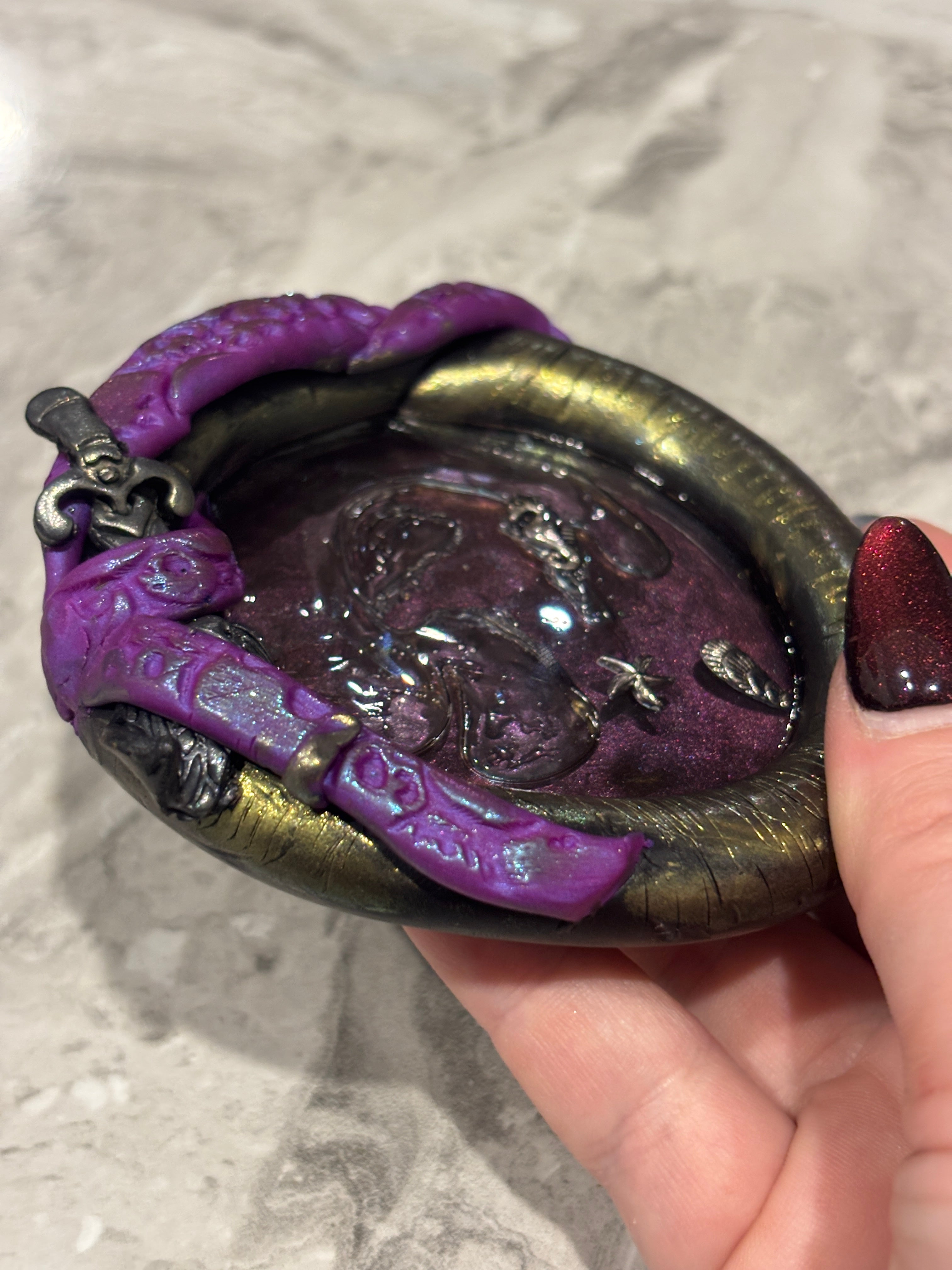 The Keeper of Lost Treasures | One-of-a-Kind Sculpted Trinket Dish