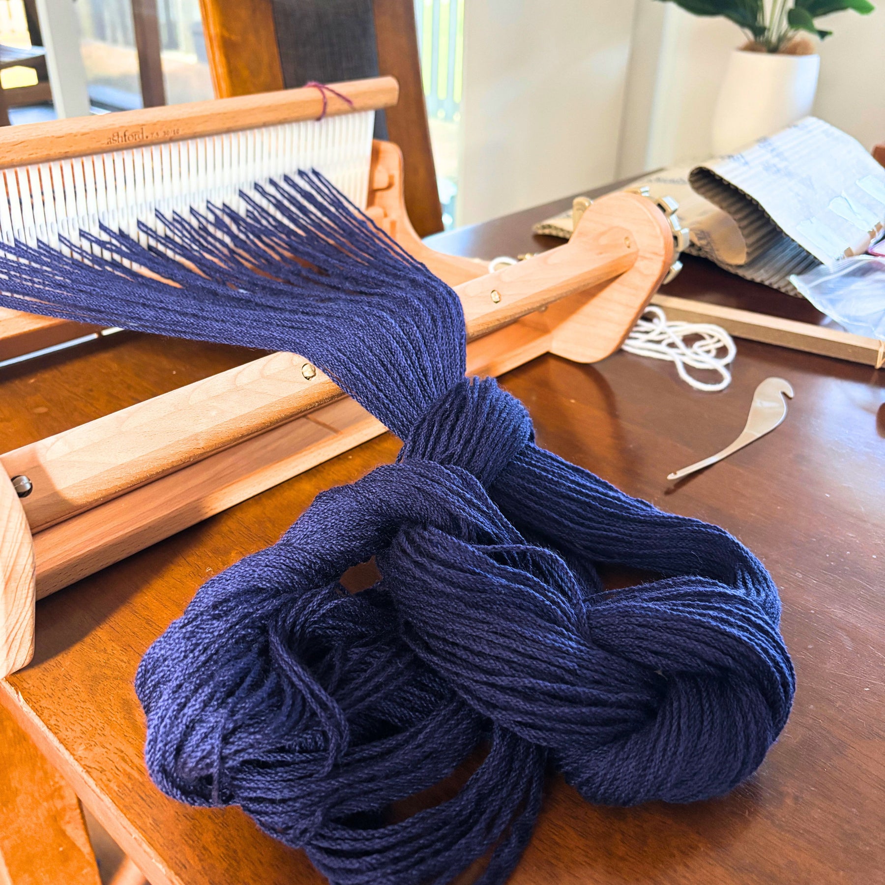 Handwoven Scarf - Shades of Blue