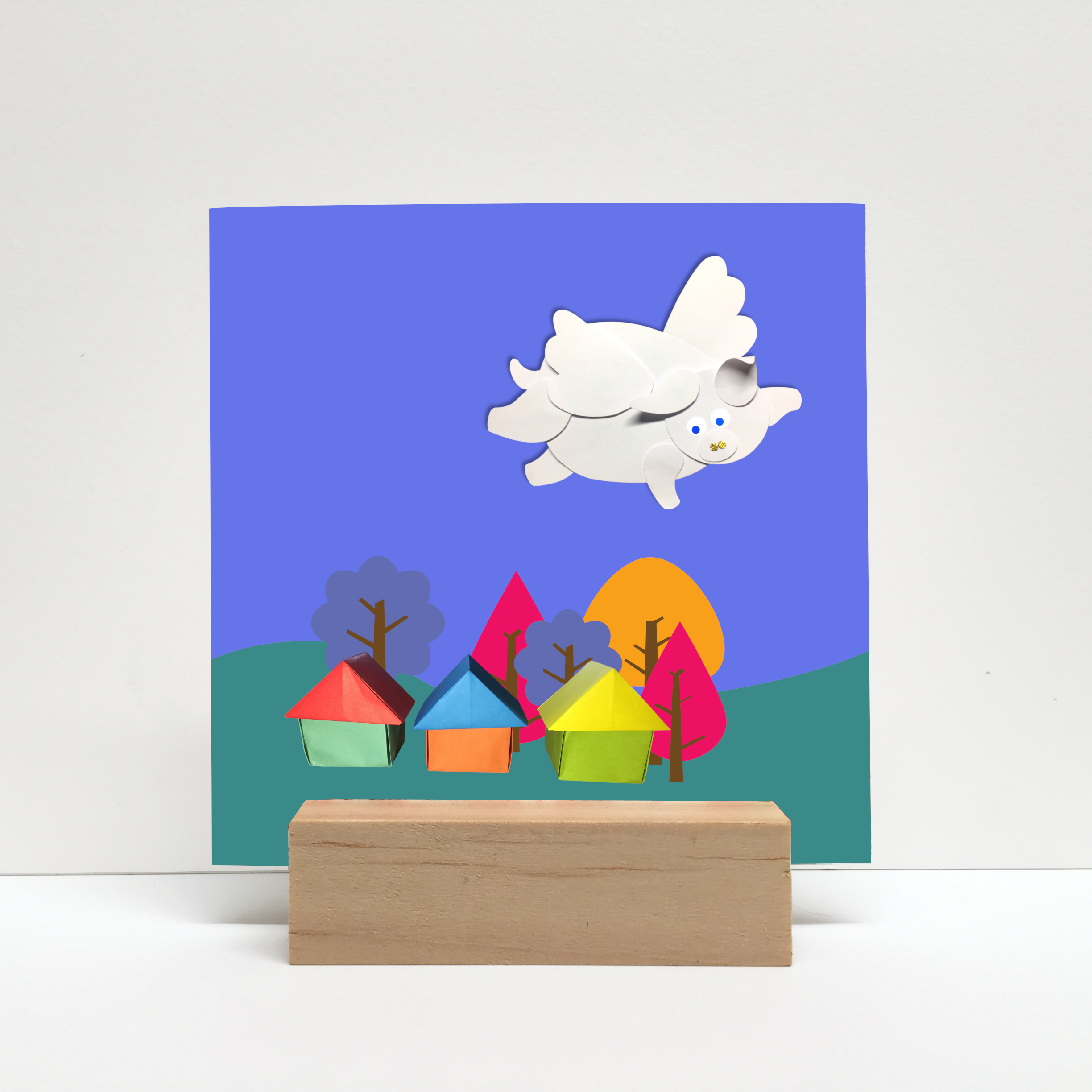 cute flying pig