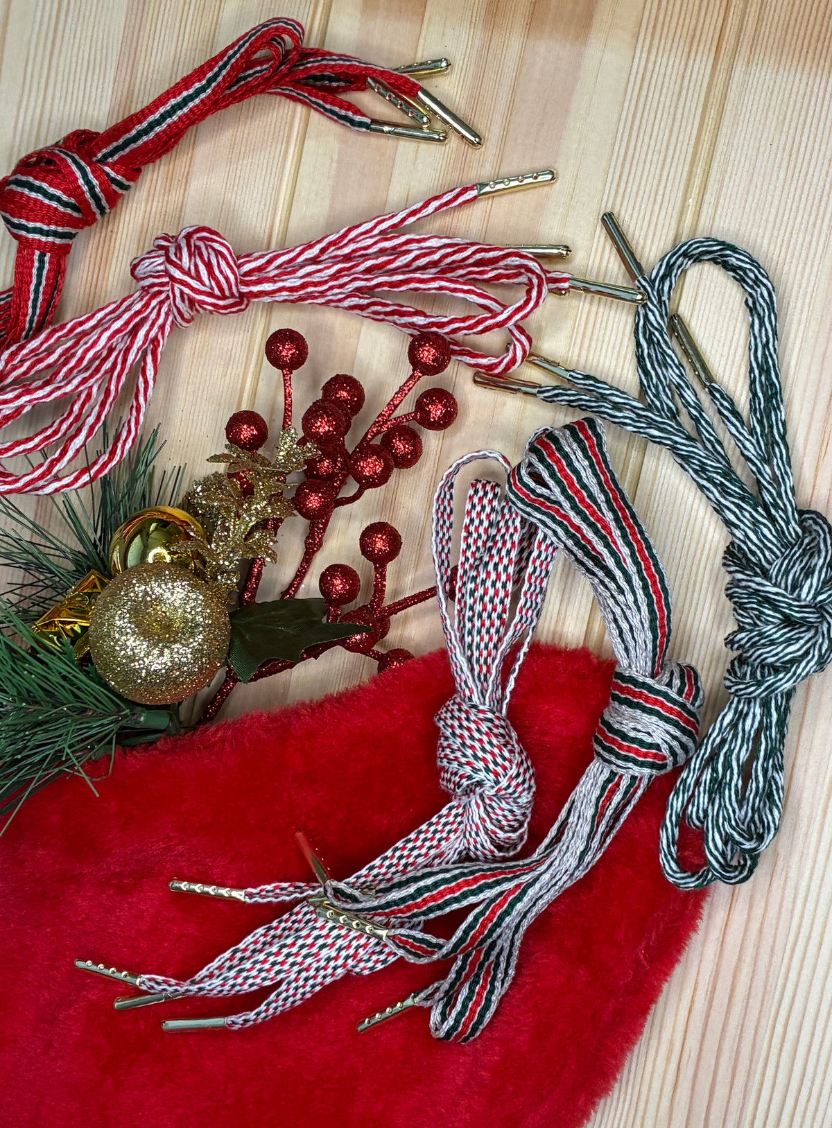 Art of the Lace - Christmas Shoelace Collection