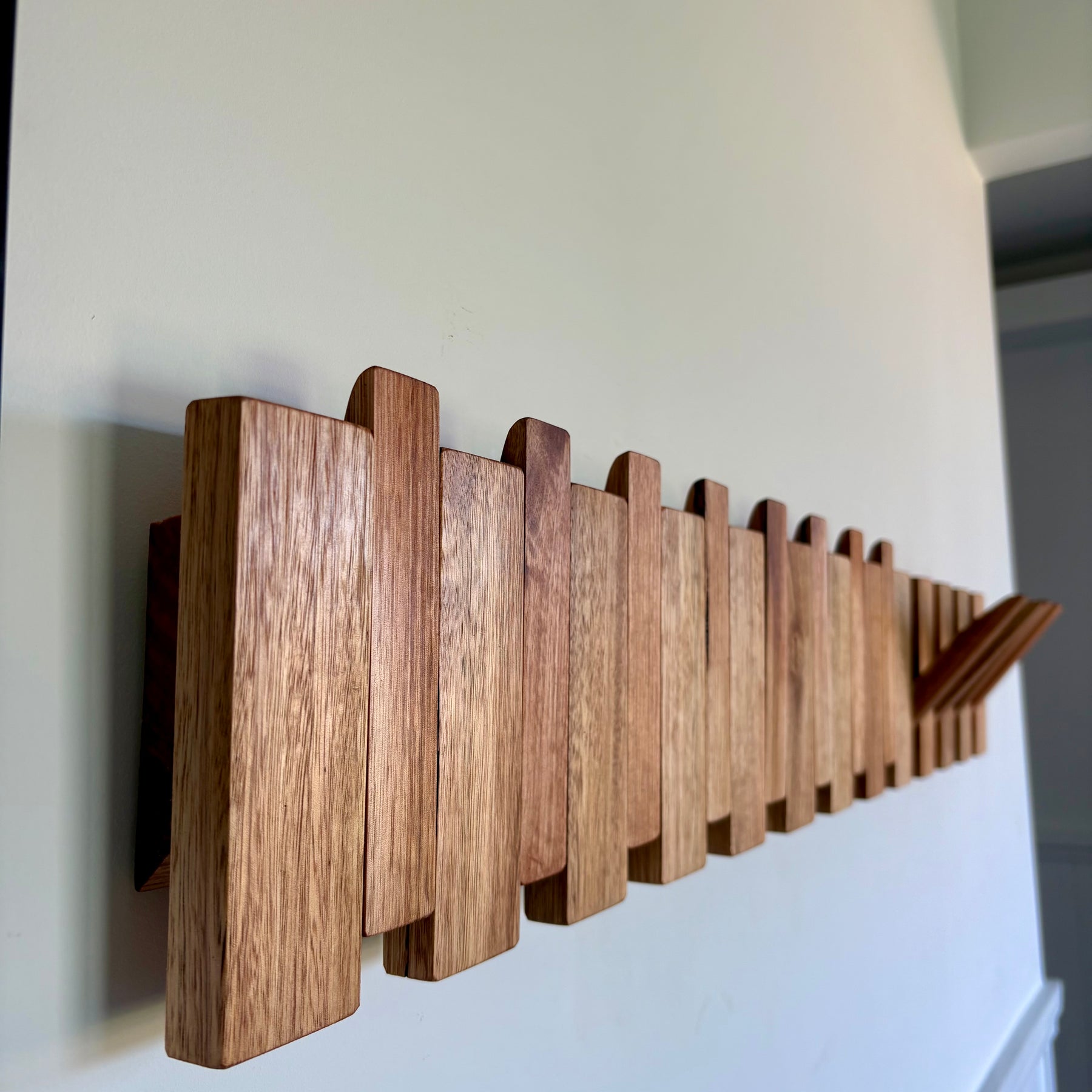 No.2 Tasmanian oak Piano style Coatrack
