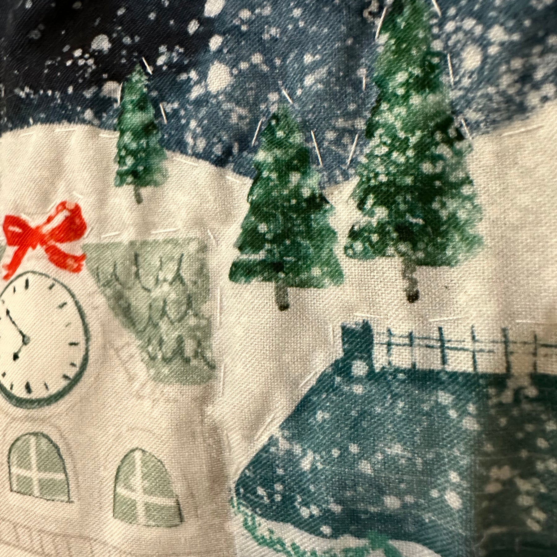 Snowy Scene Christmas Advent Calendar