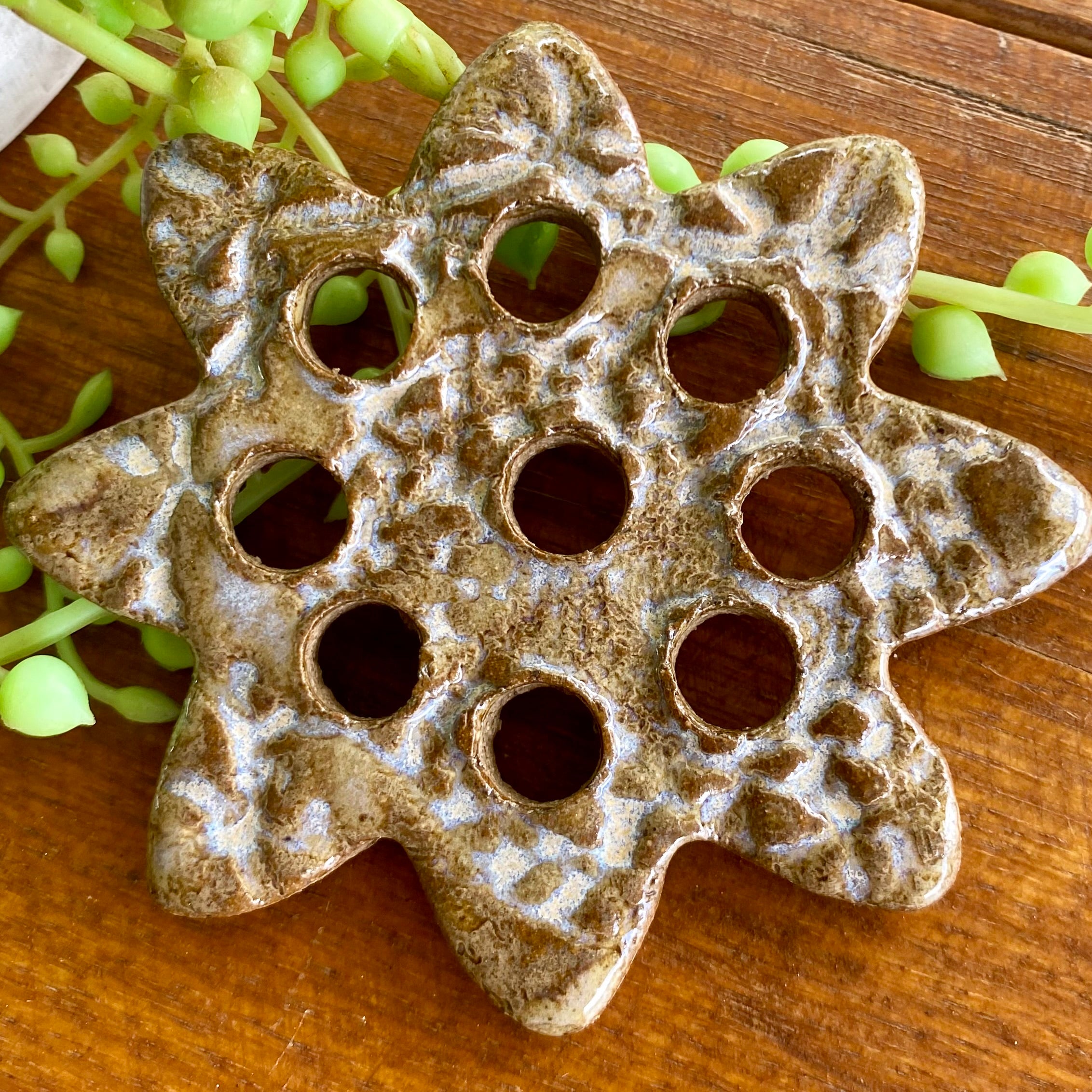 Flower Frogs for Jars / Ceramic/ Handmade Pottery