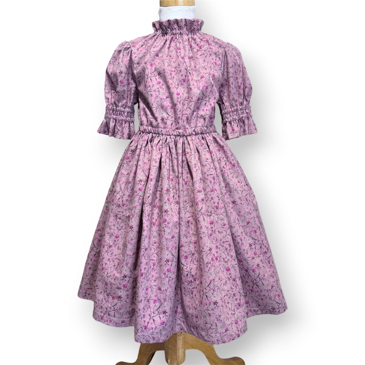 Dusty Pink Tiny Flowers LACEY Dress