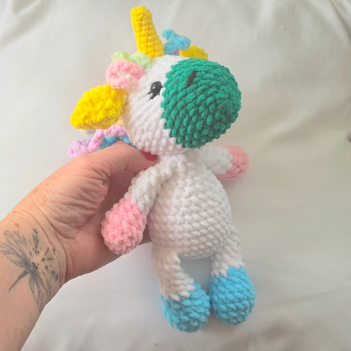 Crocheted Unicorn Softie