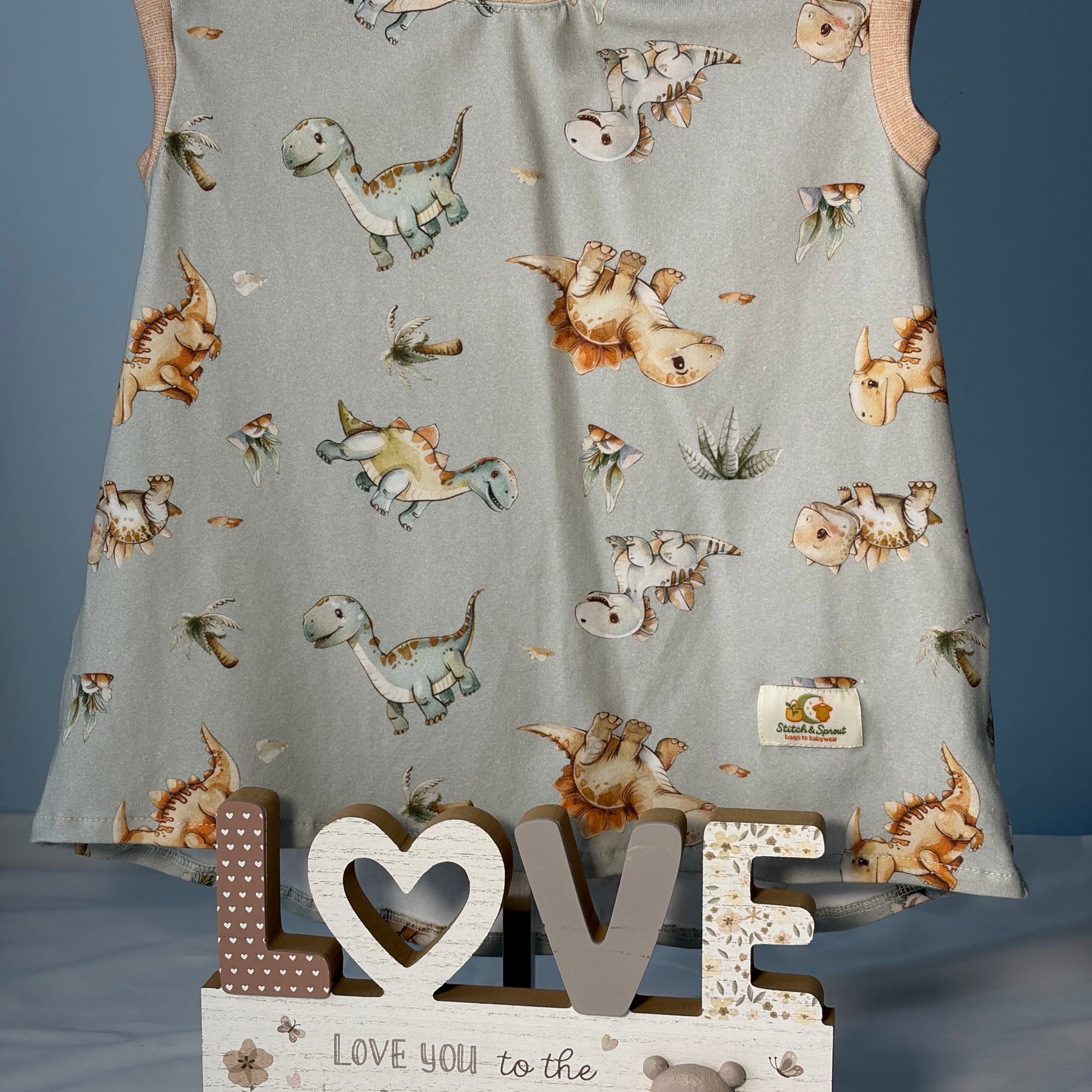 EOFY SALE BABY DINOSAURS DRESS/NIGHTIE 2-3 Years