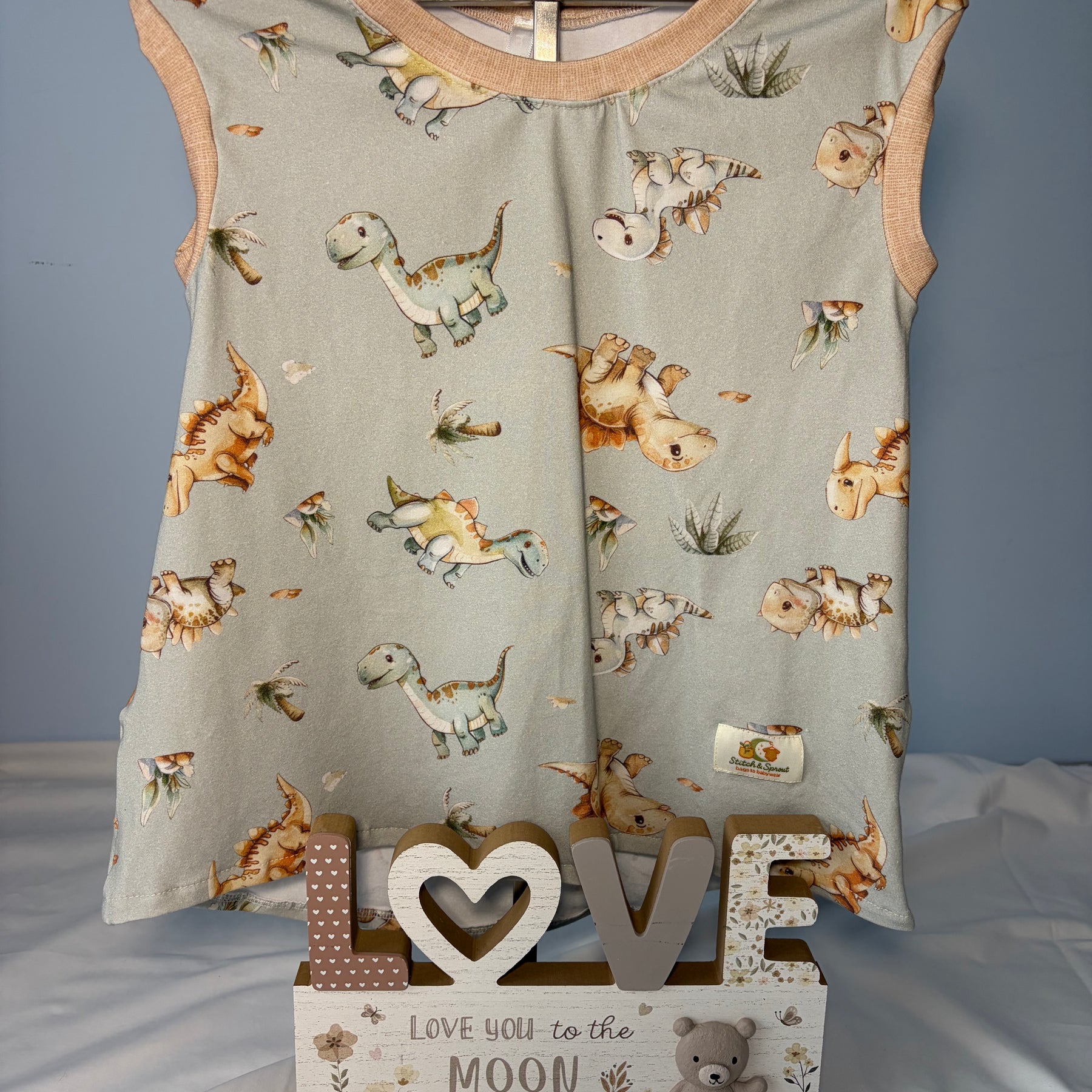 EOFY SALE BABY DINOSAURS DRESS/NIGHTIE 2-3 Years