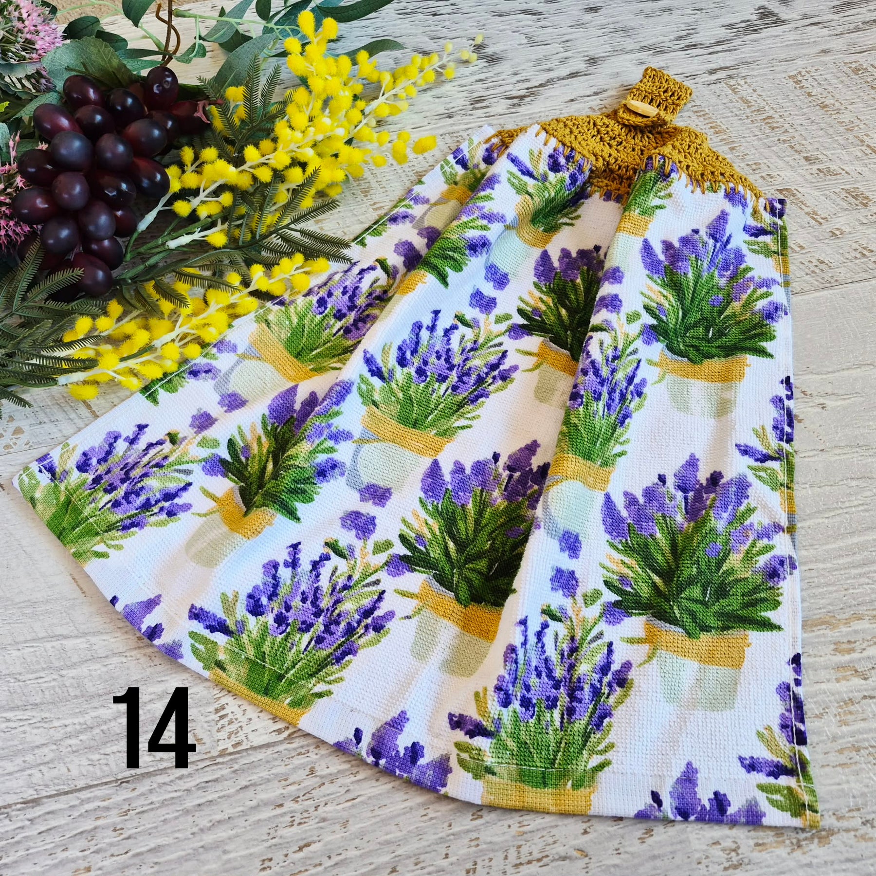 Kitchen Hand Towel | Hanging | Cotton | SINGLE LAYER | 9 Styles - 10-18