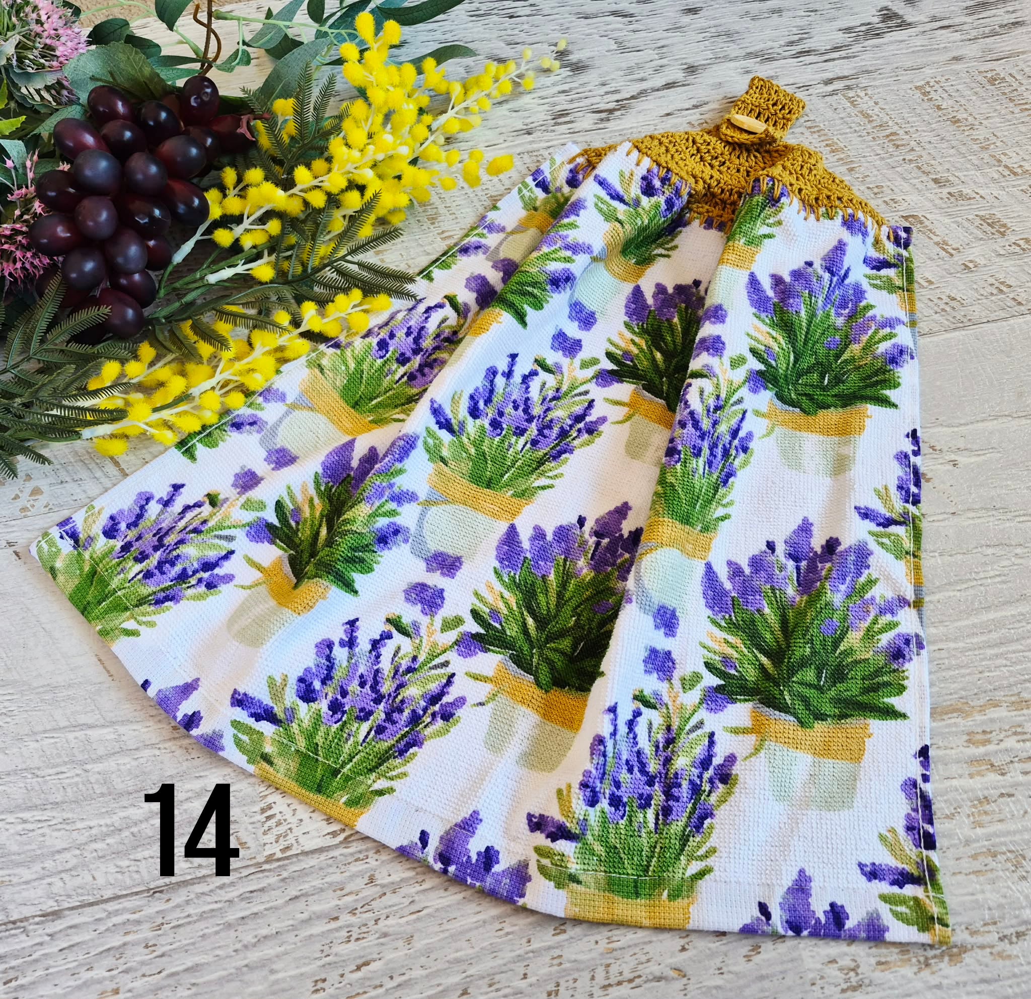Kitchen Hand Towel | Hanging | Cotton | SINGLE LAYER | 9 Styles - 10-18