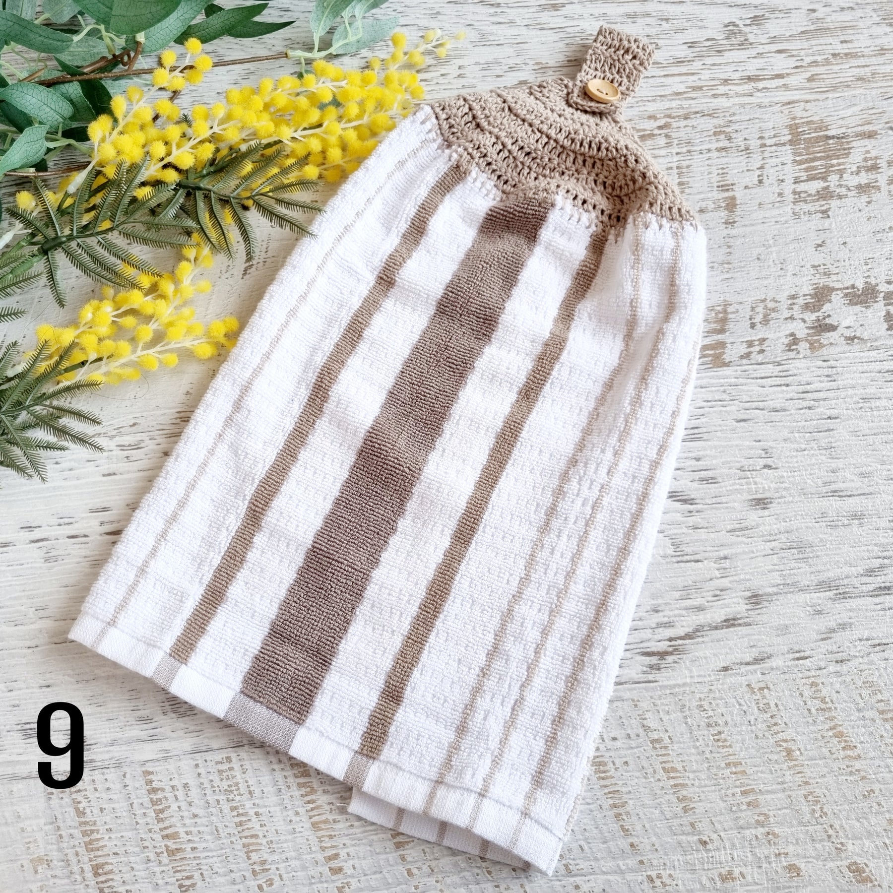 Kitchen Hand Towel | Hanging | Cotton | SINGLE LAYER | 9 Styles - 1-9