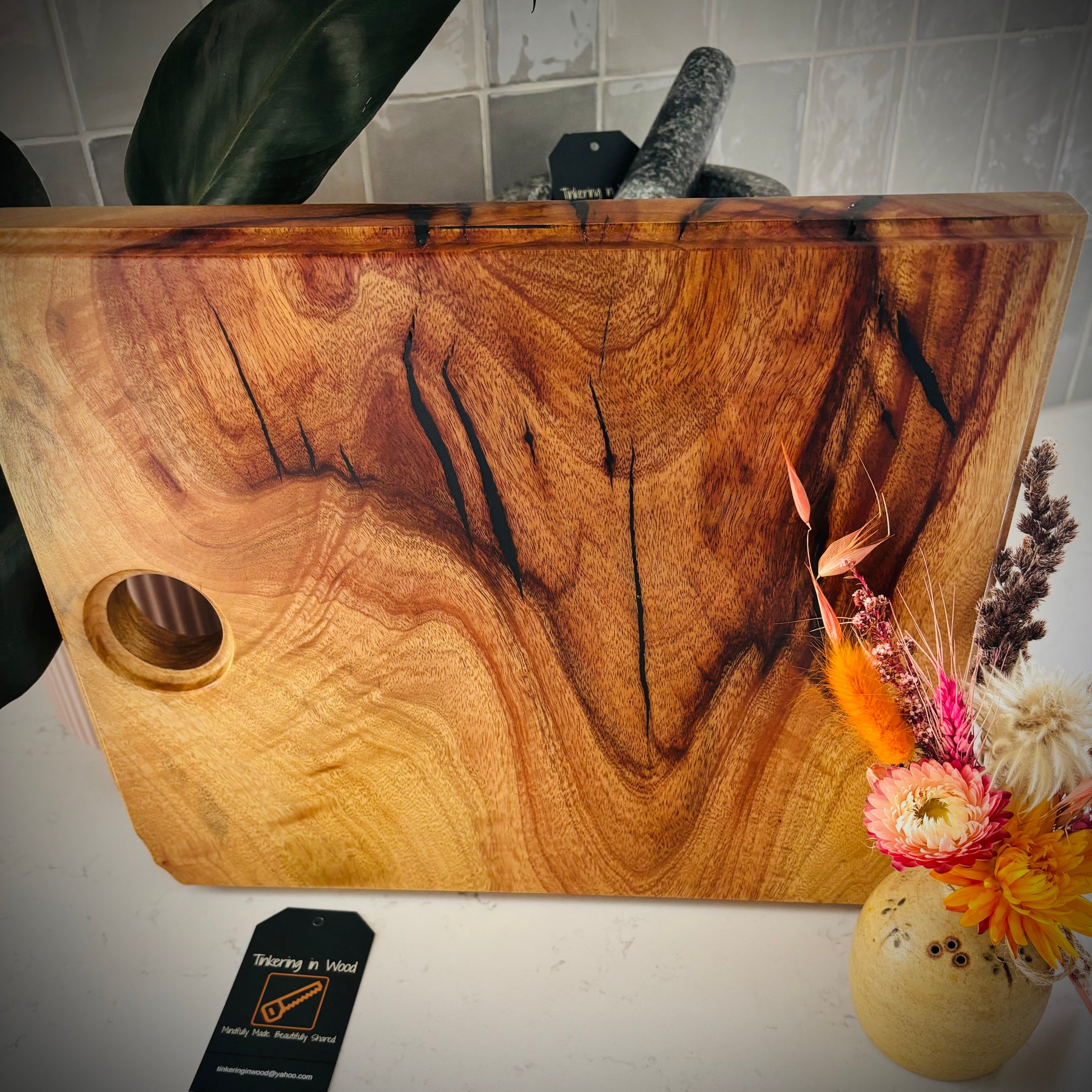 Hardwood Camphor Laurel Charcuterie Board 270x330x35mm