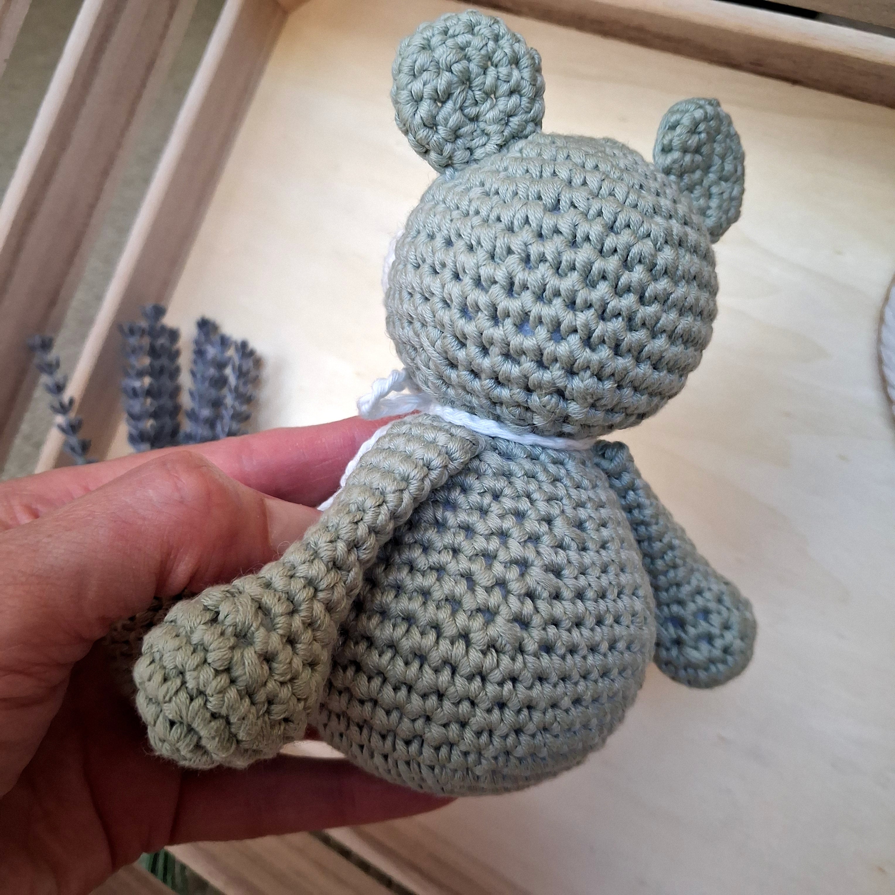Handmade Crochet Little Bear - 100% Cotton