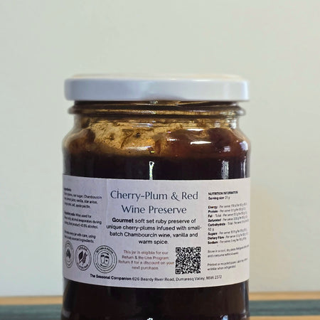 Cherry-Plum & Red Wine Preserve
