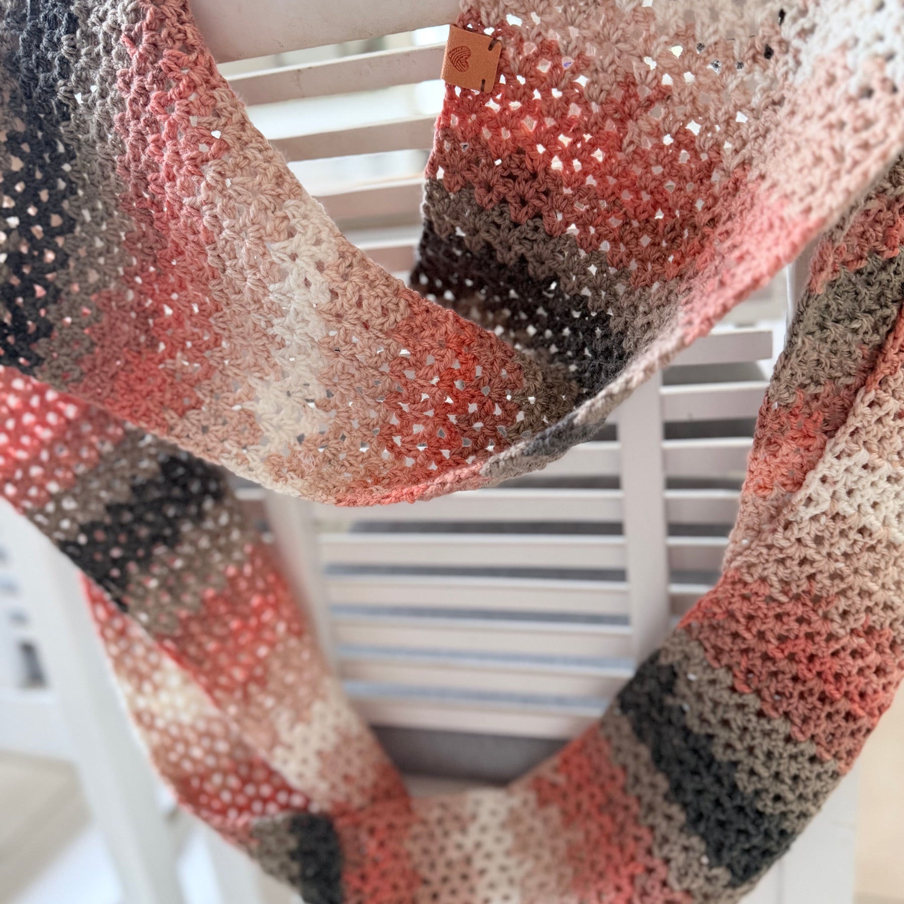 #128 Winter Warmer Ladies Circular scarf