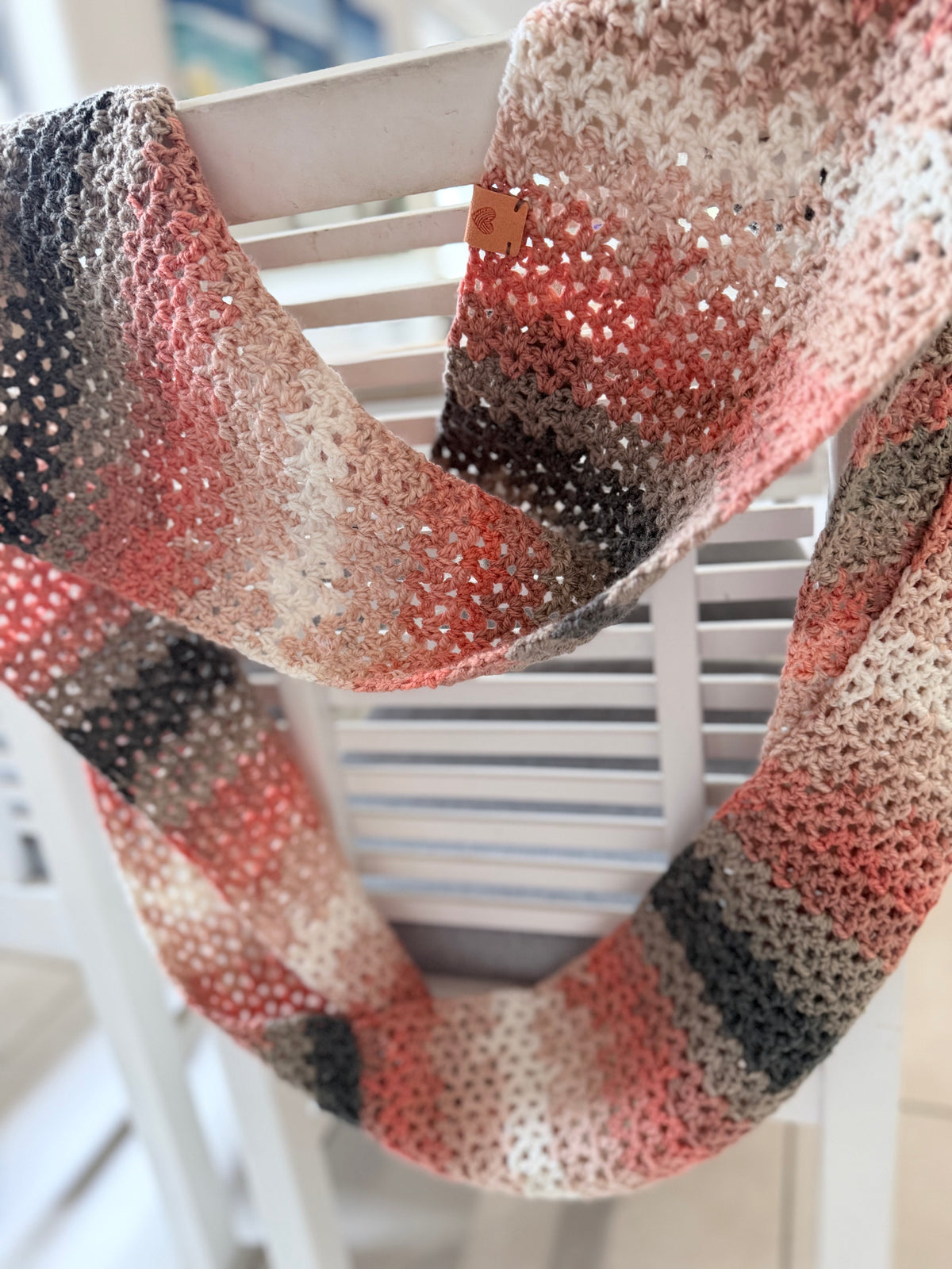 #128 Winter Warmer Ladies Circular scarf