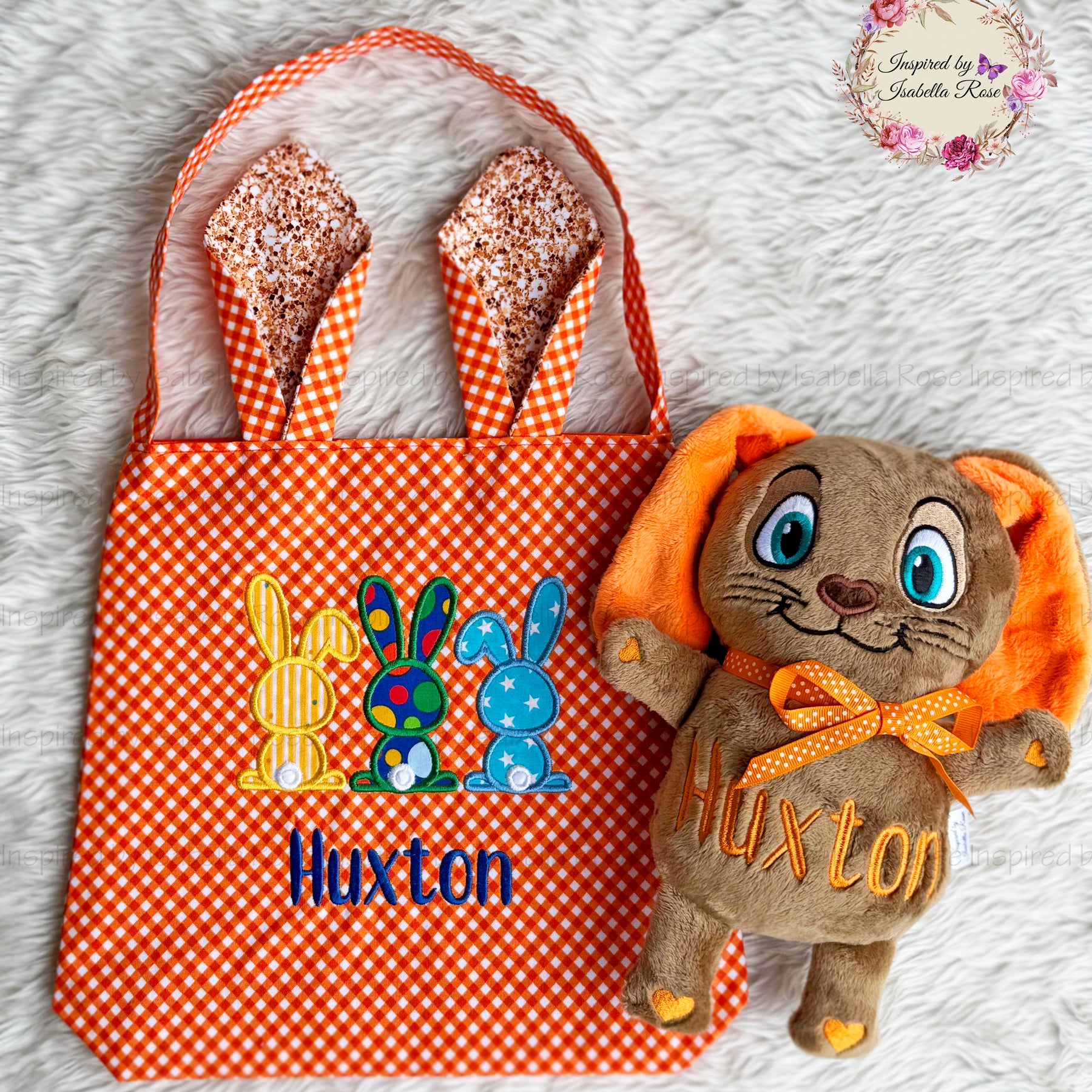 Personalised Easter bag, Egg Hunt, Gift bag, Made to order