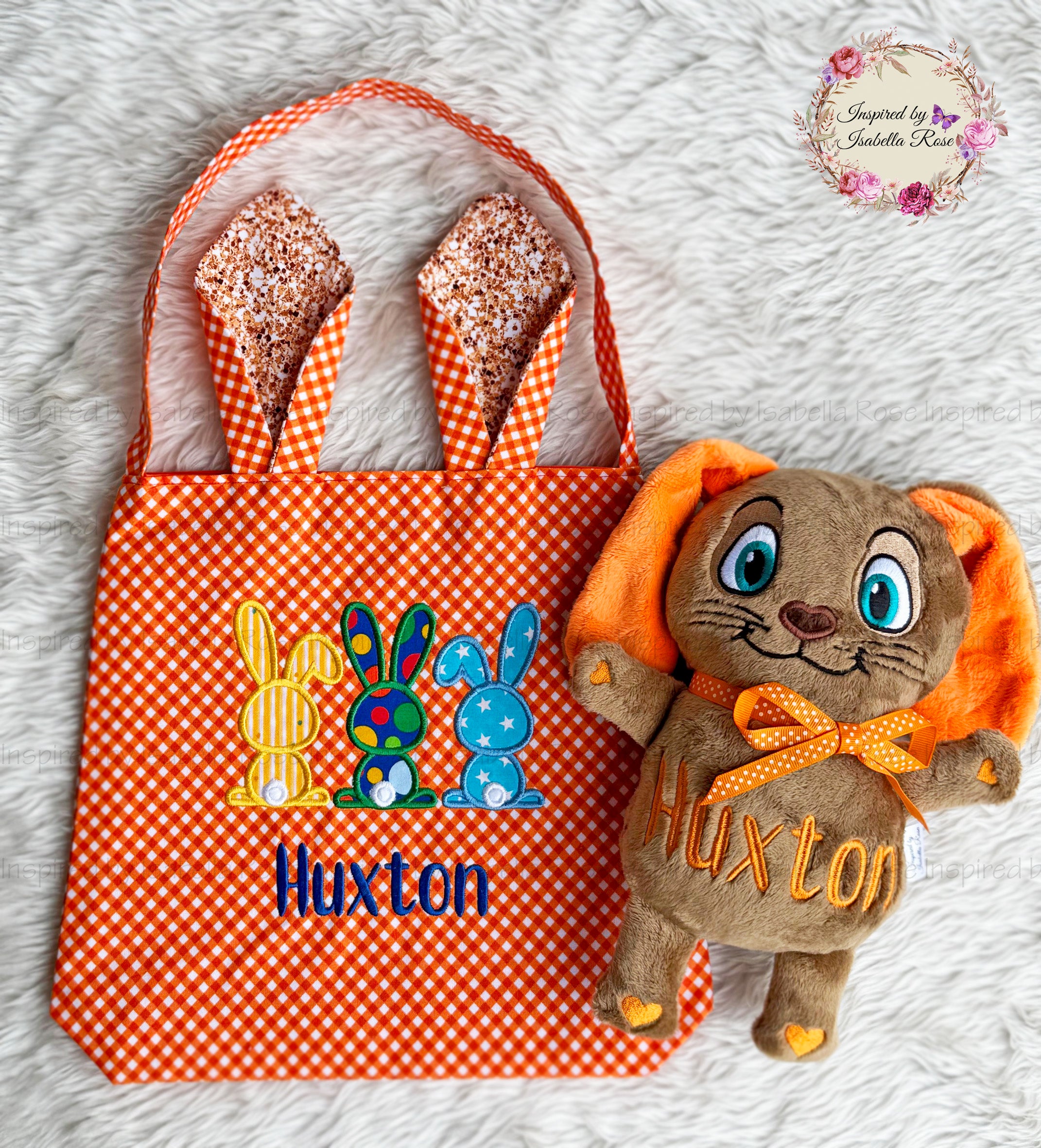 Personalised Easter bag, Egg Hunt, Gift bag, Made to order