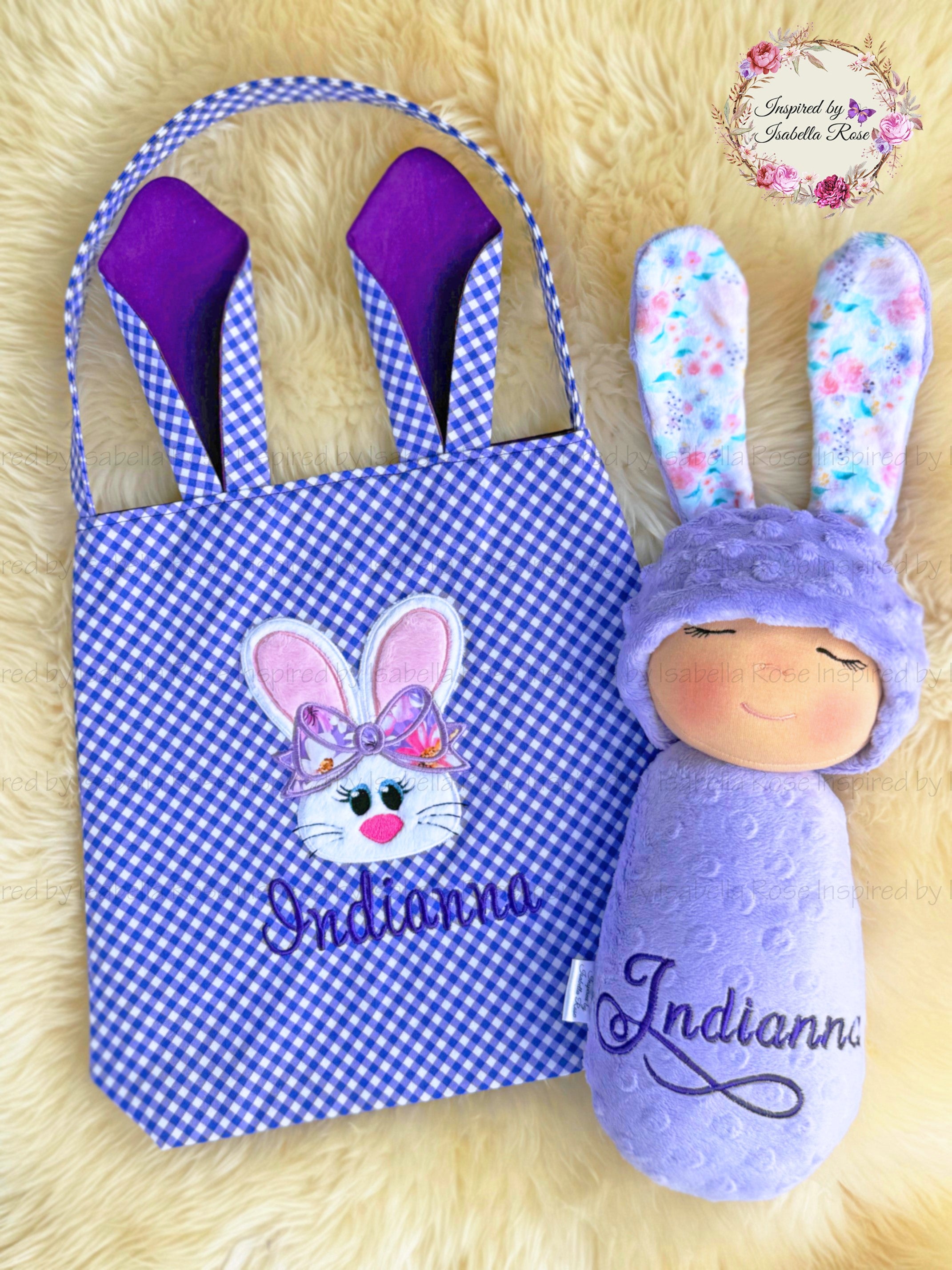 Personalised Easter bag, Egg Hunt, Gift bag, Made to order