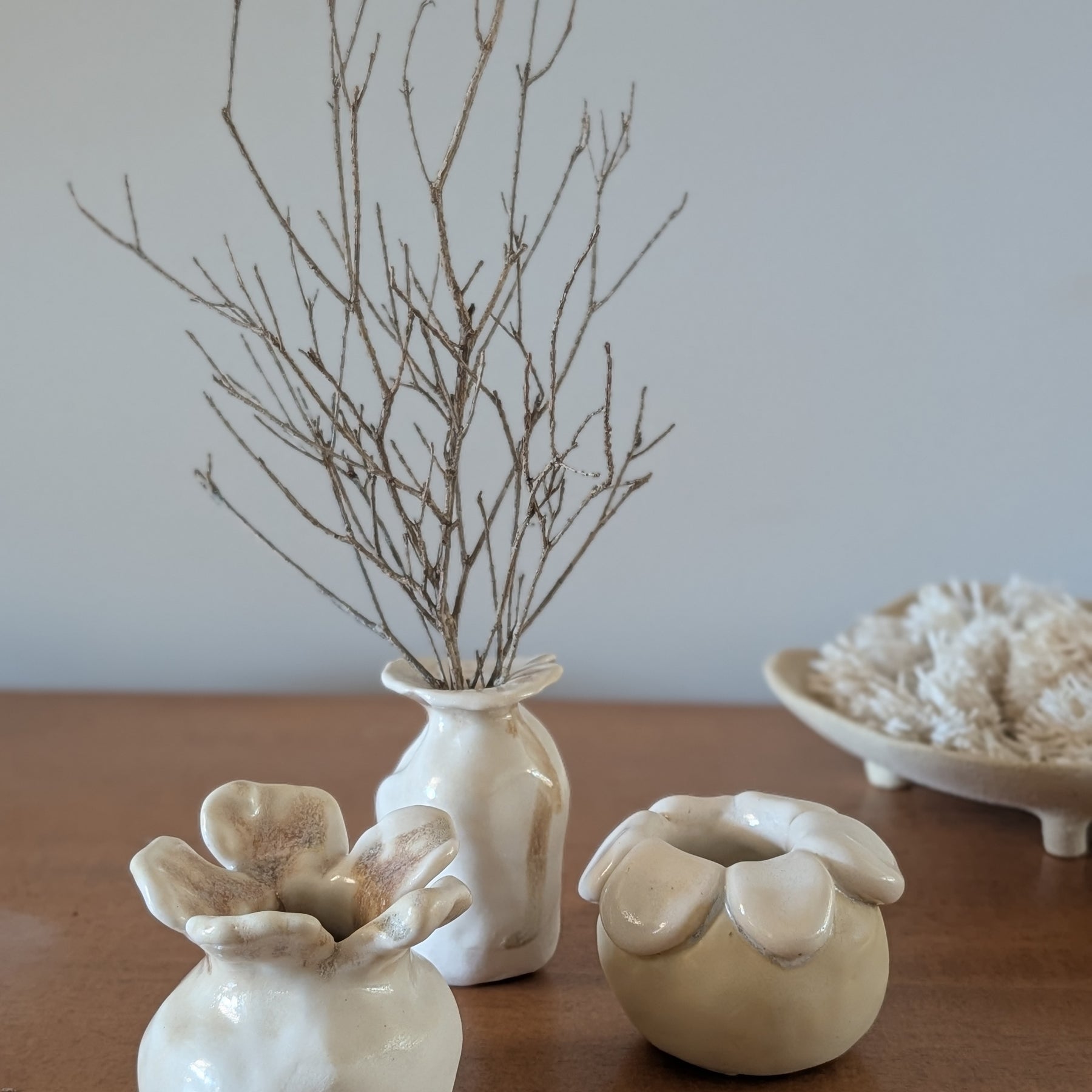 Ceramic Bud Vase set | petite • styling • stems