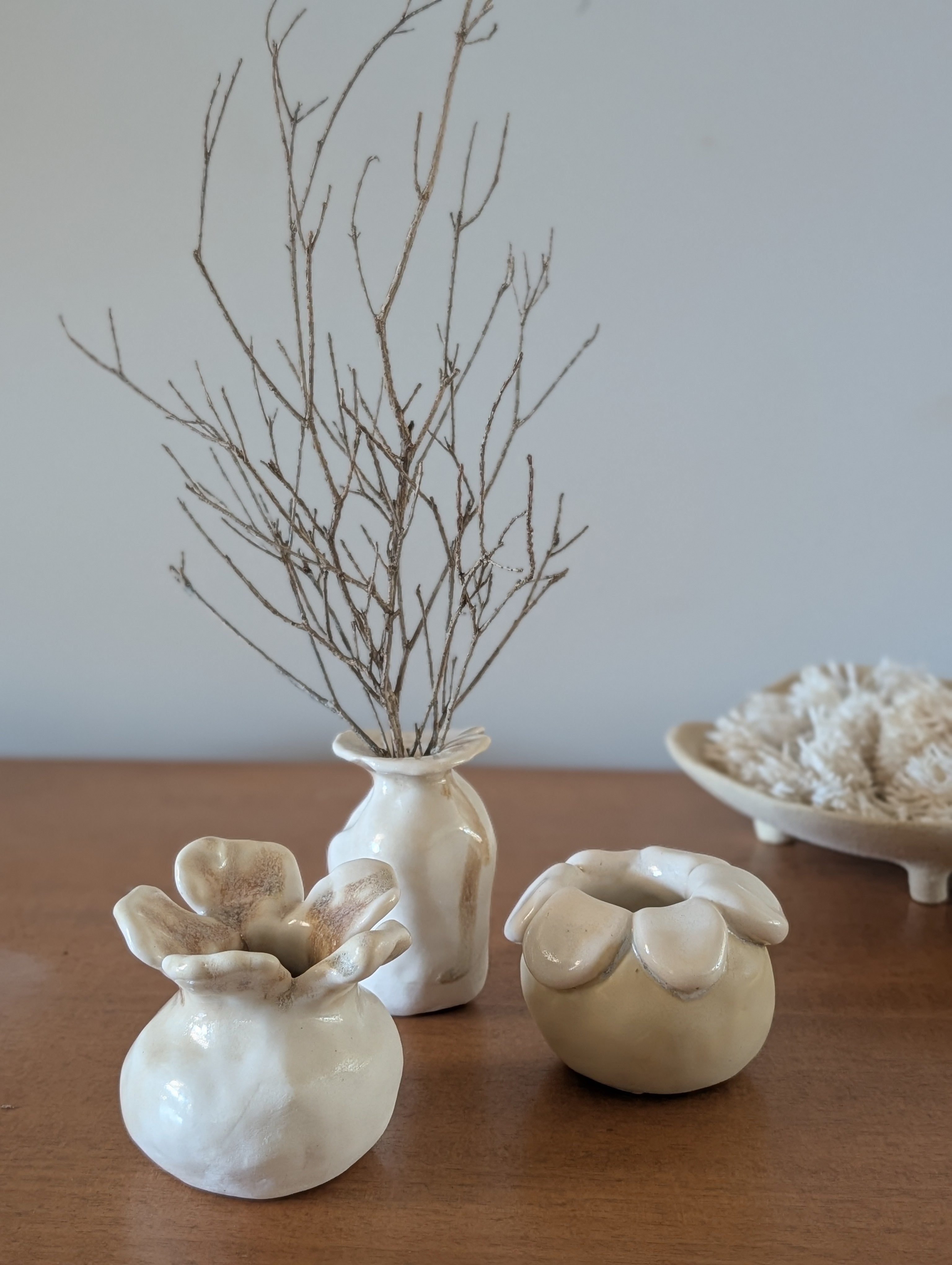 Ceramic Bud Vase set | petite • styling • stems