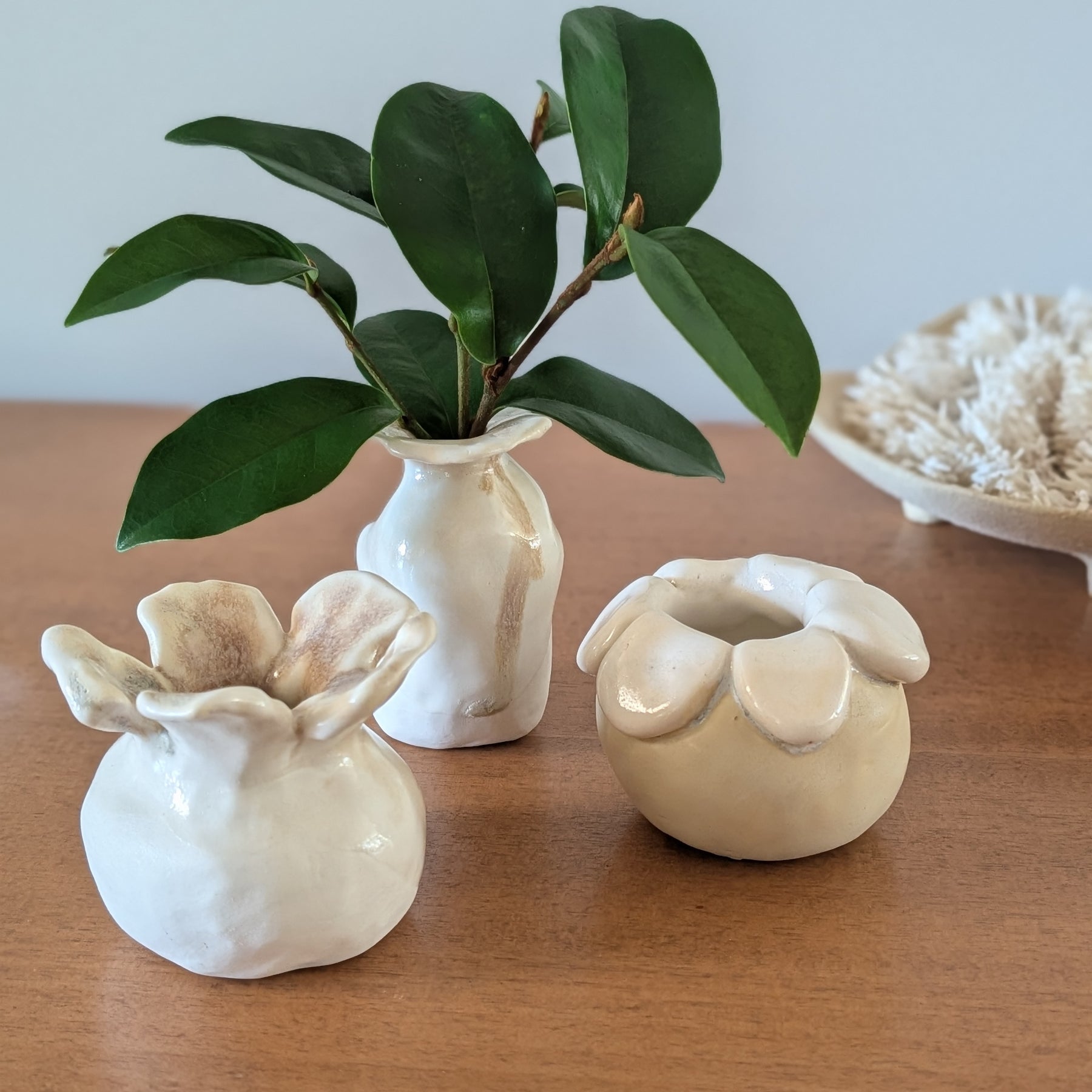 Ceramic Bud Vase set | petite • styling • stems