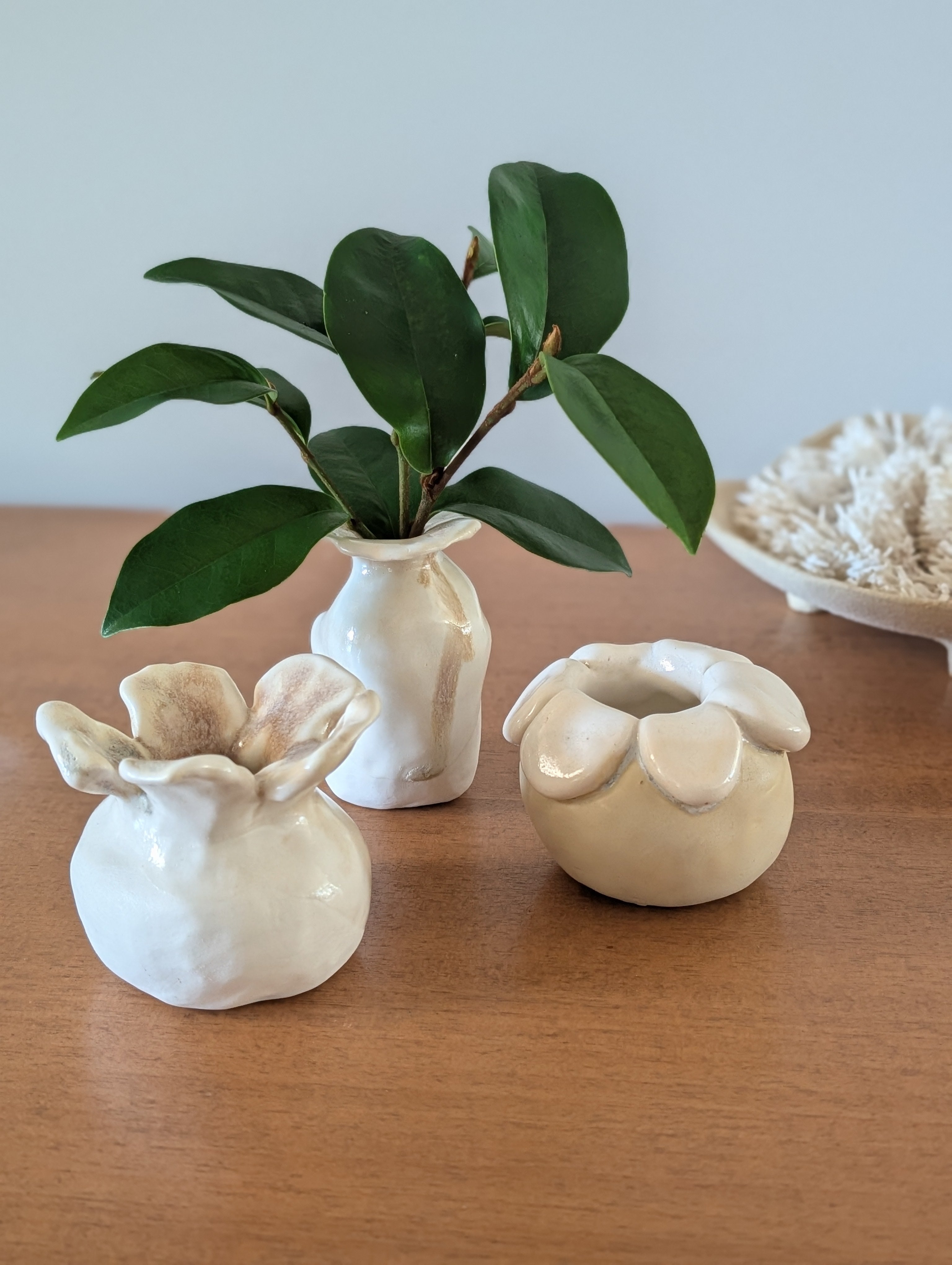 Ceramic Bud Vase set | petite • styling • stems