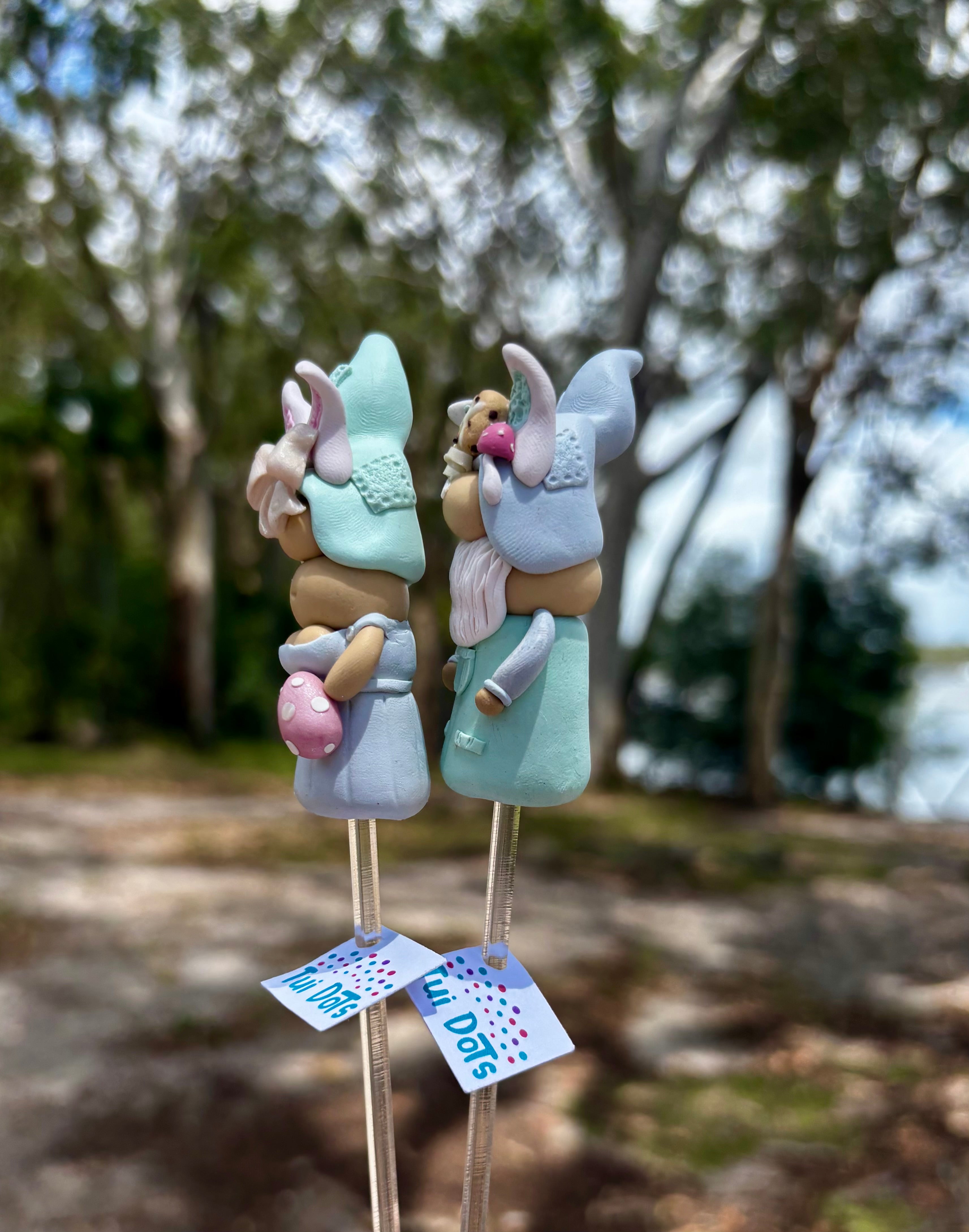 Tiny Gnomes pair - Easter treats