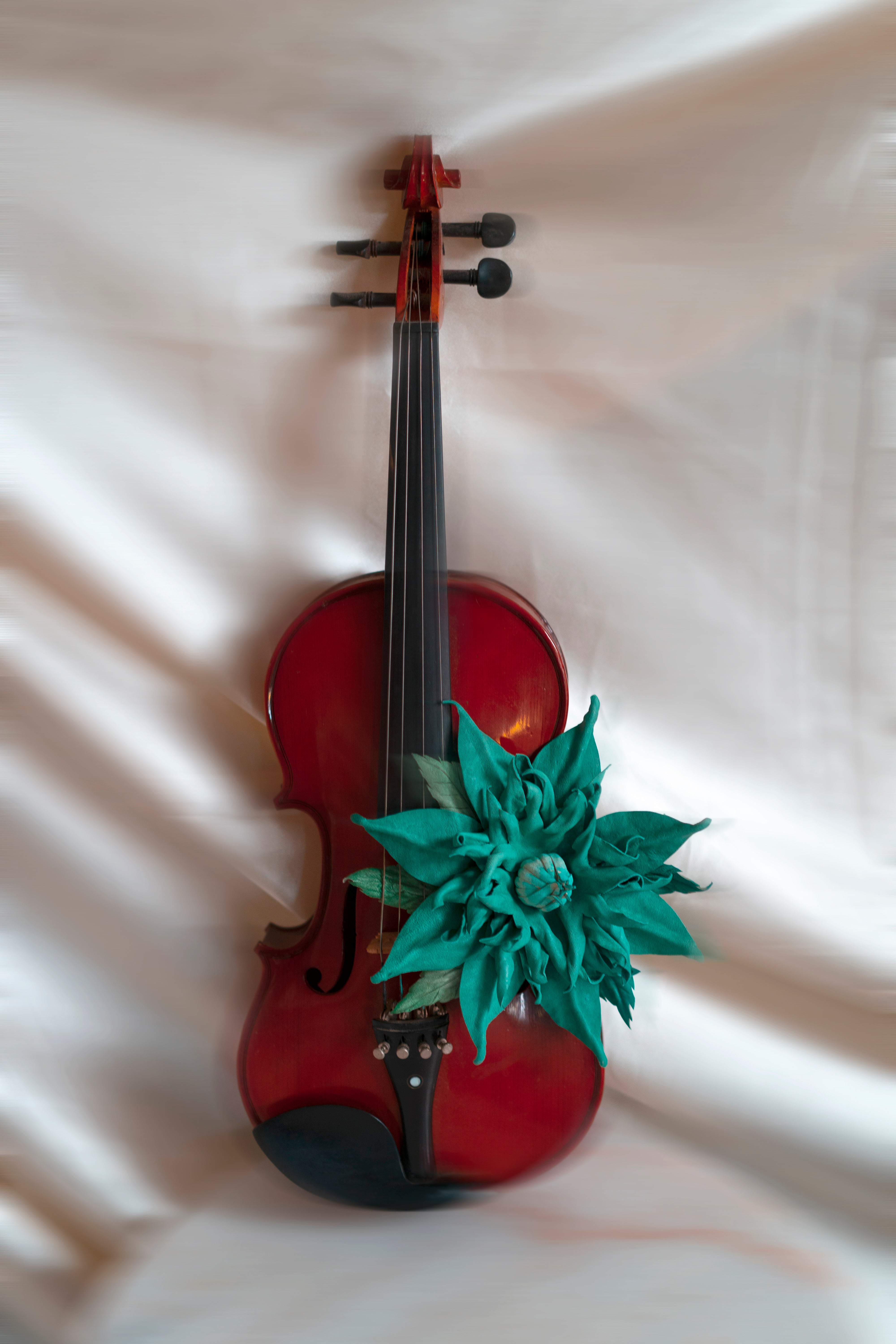 LEATHER TURQUOISE CLEMATIS “Sea Whisper” pin flower brooch hair hat clip fascinator.